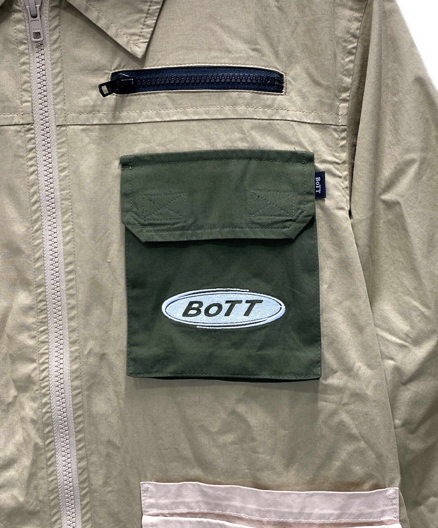 中古・古着通販】BoTT (ボット) マルチポケットジャケット ベージュ