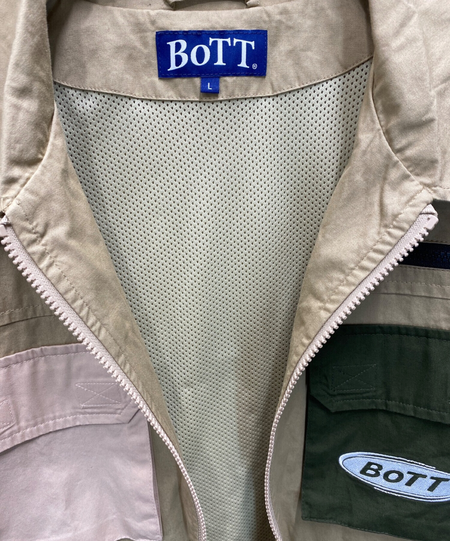 中古・古着通販】BoTT (ボット) マルチポケットジャケット ベージュ