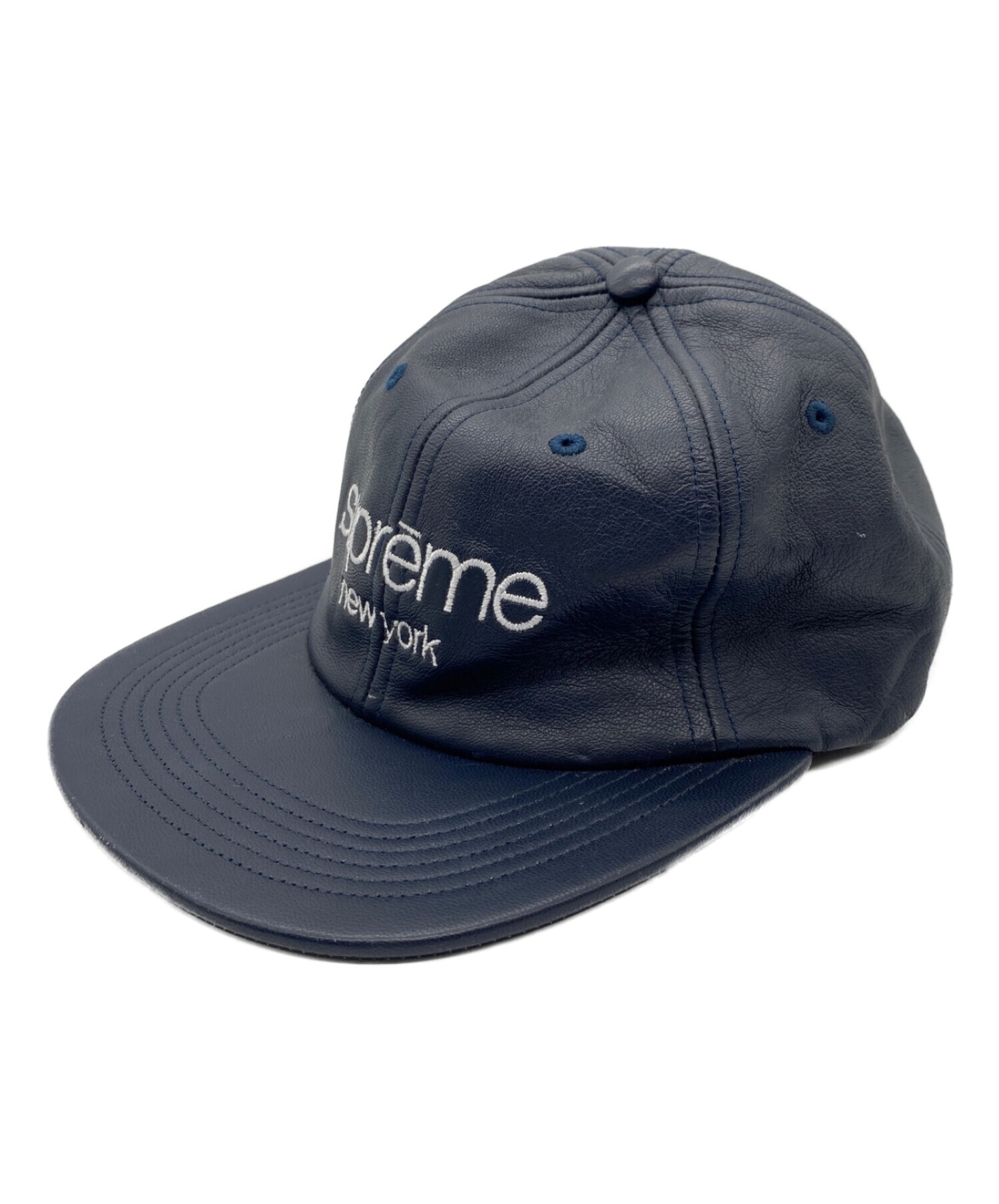 中古・古着通販】Supreme (シュプリーム) レザーキャップ