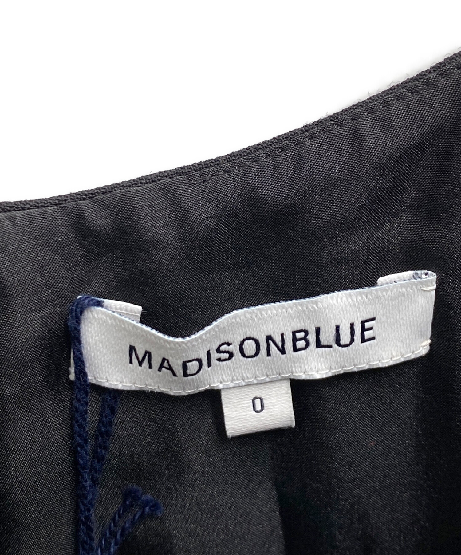 MADISON BLUE (マディソンブルー) ノースリーブドレープドレス ブラック サイズ:XS