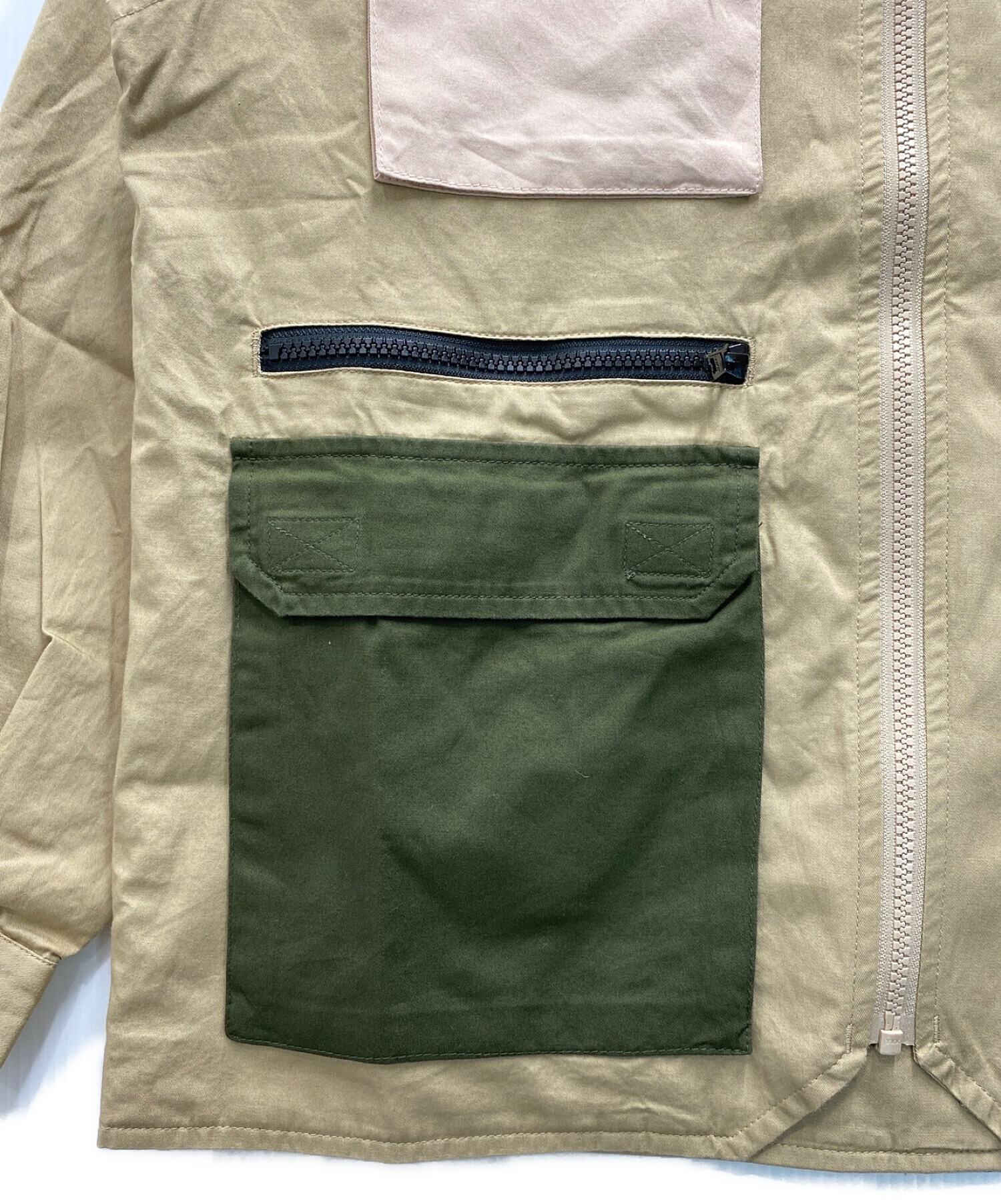 中古・古着通販】BoTT (ボット) 22AW Multi Pocket Jacket ベージュ