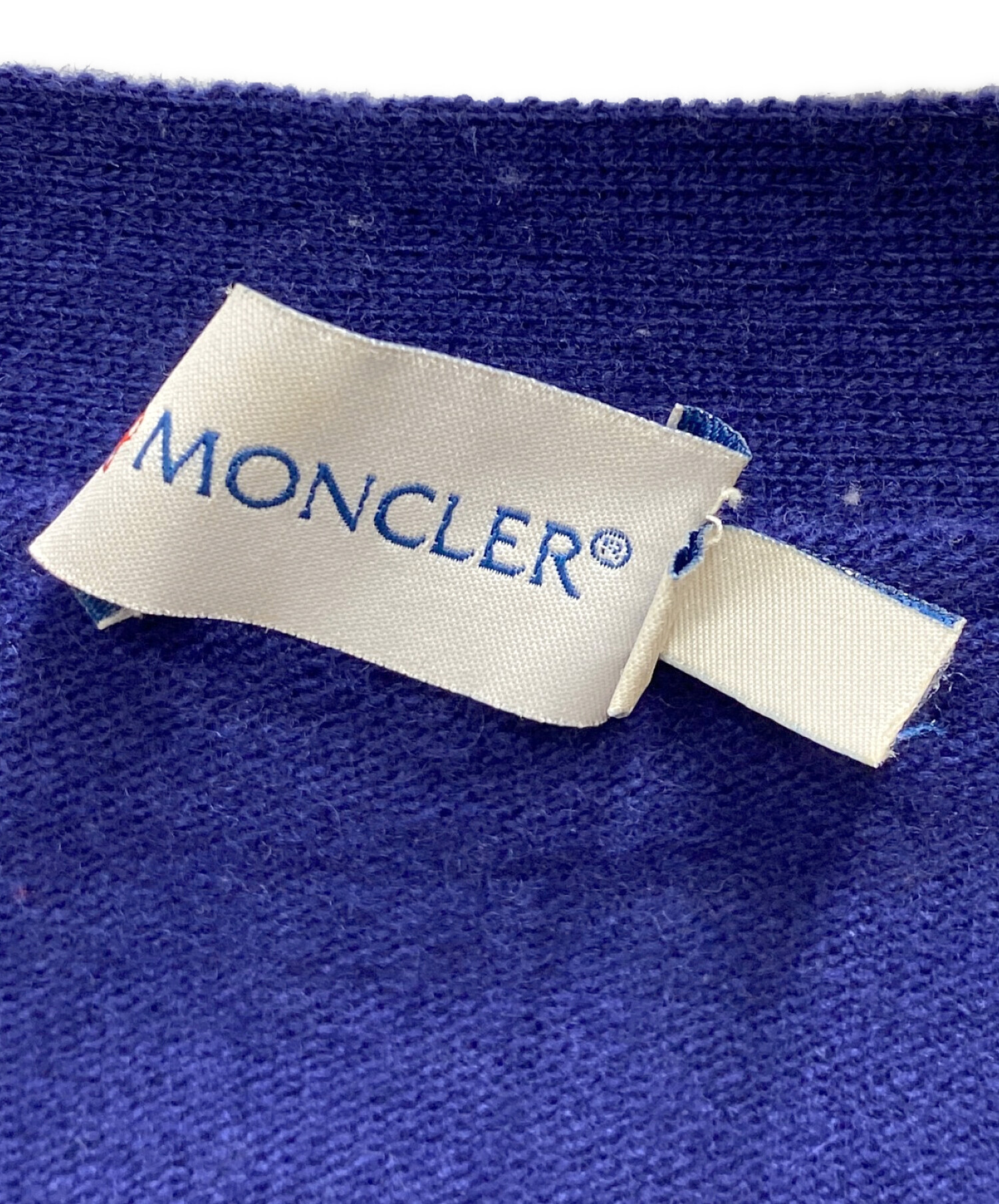 中古・古着通販】MONCLER (モンクレール) 異素材切替カーディガン