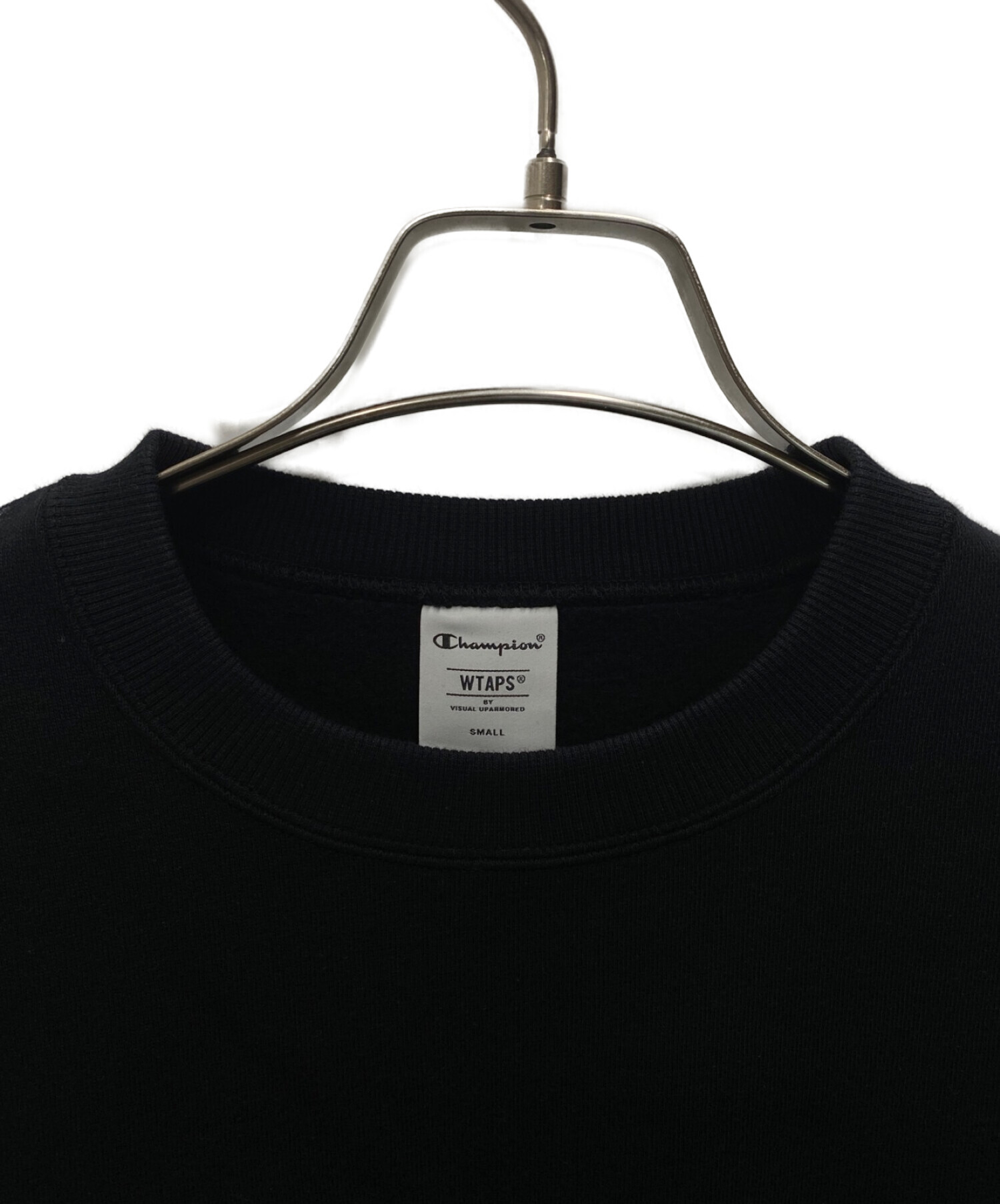 WTAPS (ダブルタップス) クルーネックスウェットシャツ ブラック サイズ:S