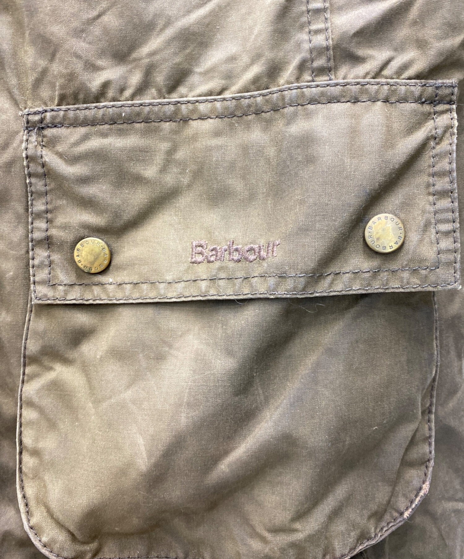 中古・古着通販】Barbour (バブアー) オイルドジャケット カーキ