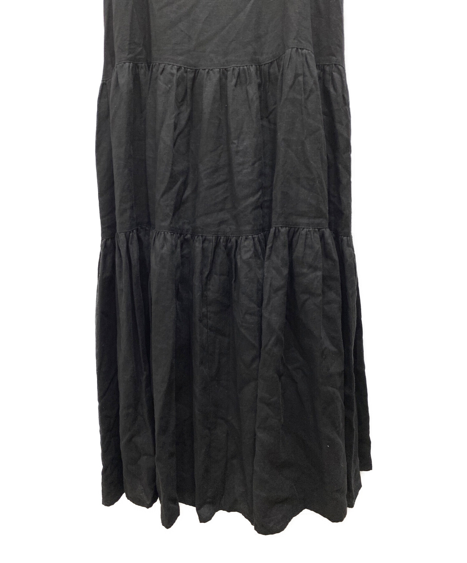 ロングワンピース/マキシワンピースKAIEKA Tiered Camisole Dress / Black