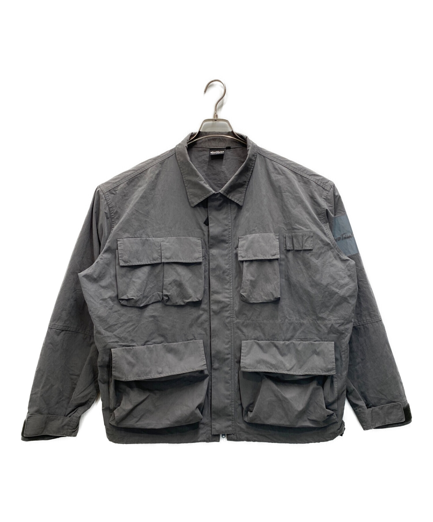 WILD THINGS (ワイルドシングス) COMBAT JACKET グレー サイズ:XL