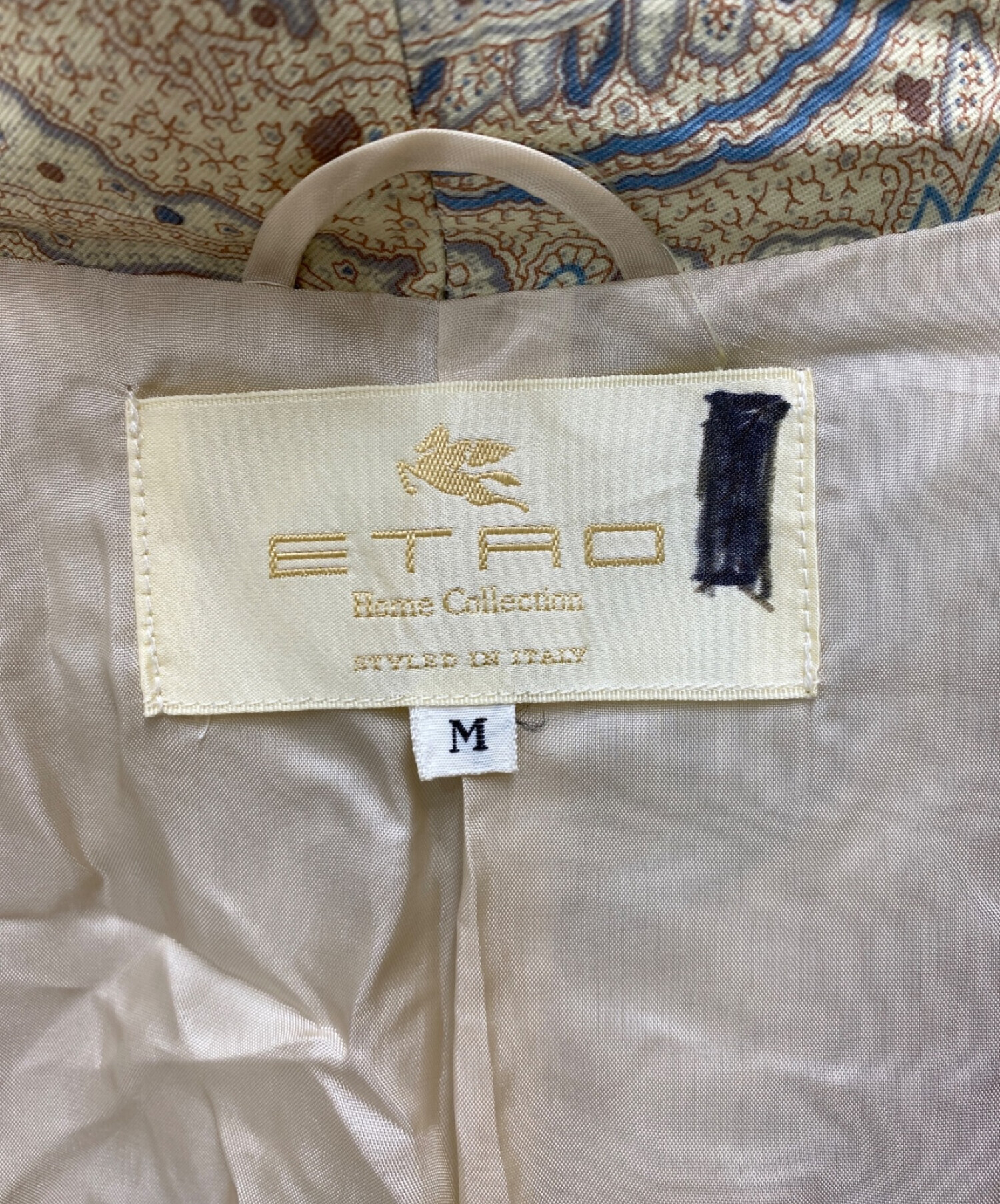 中古・古着通販】ETRO (エトロ) ペイズリー柄コート ベージュ サイズ:FREE｜ブランド・古着通販 トレファク公式【TREFAC  FASHION】スマホサイト