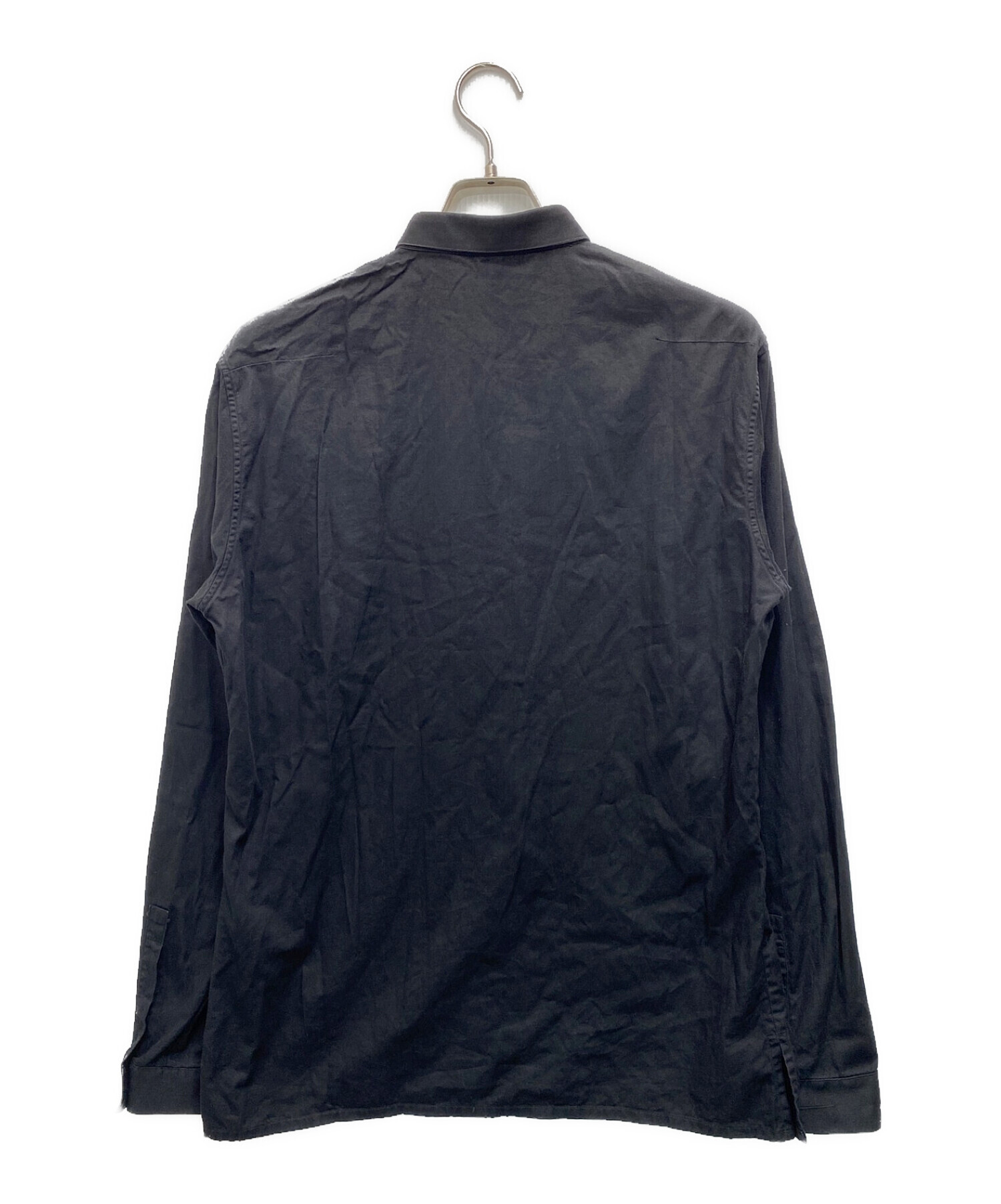 DIOR HOMME (ディオール オム) ロングスリーブシャツ ブラック サイズ:40