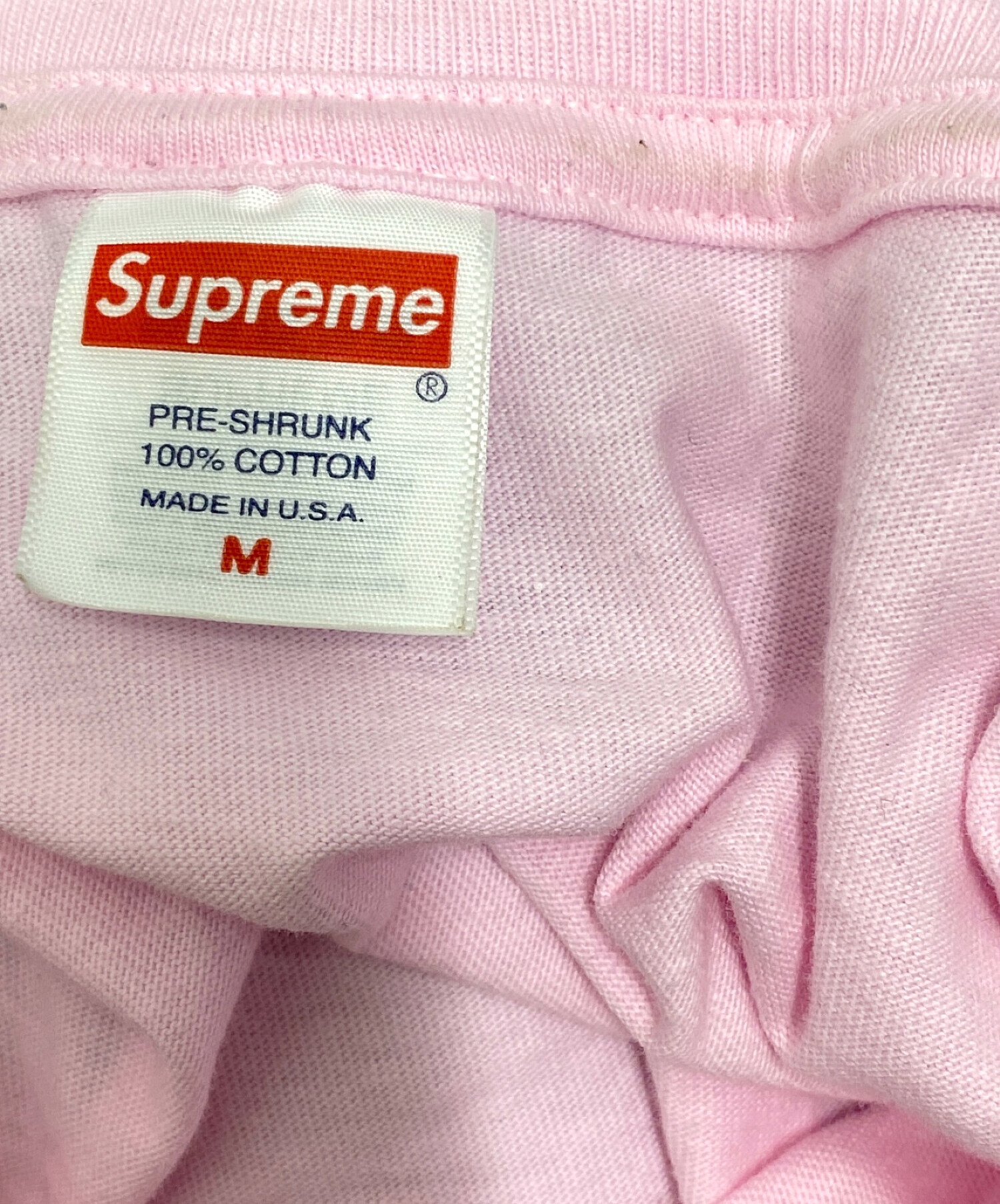 中古・古着通販】SUPREME (シュプリーム) Trash Tee ピンク サイズ:M