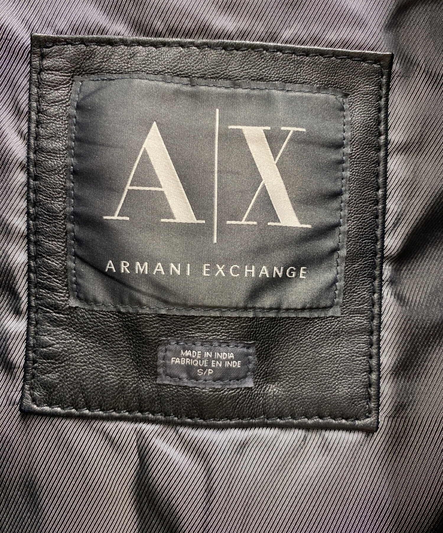 中古・古着通販】ARMANI EXCHANGE (アルマーニ エクスチェンジ) レザー