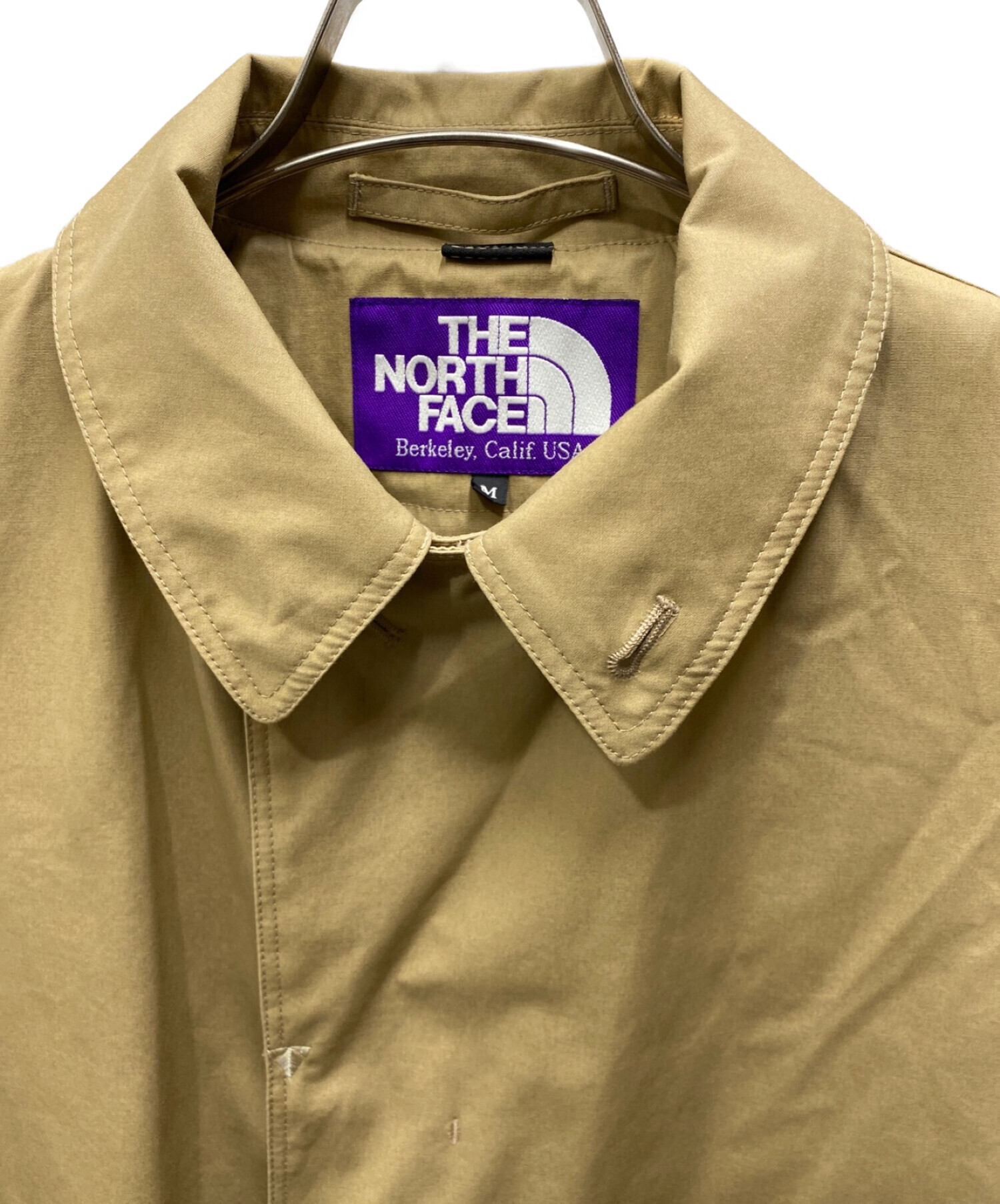 THE NORTHFACE PURPLELABEL (ザ ノースフェイス パープルレーベル) GORE TEX ステンカラーコート ベージュ サイズ:M