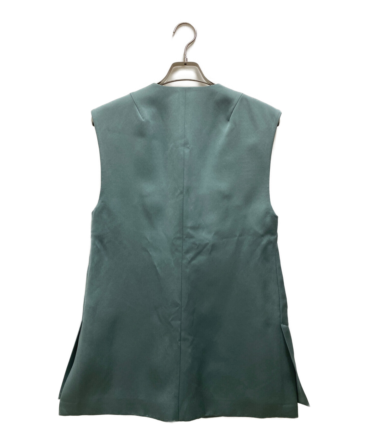 中古・古着通販】UN3D. (アンスリード) SATIN VEST グリーン サイズ:36