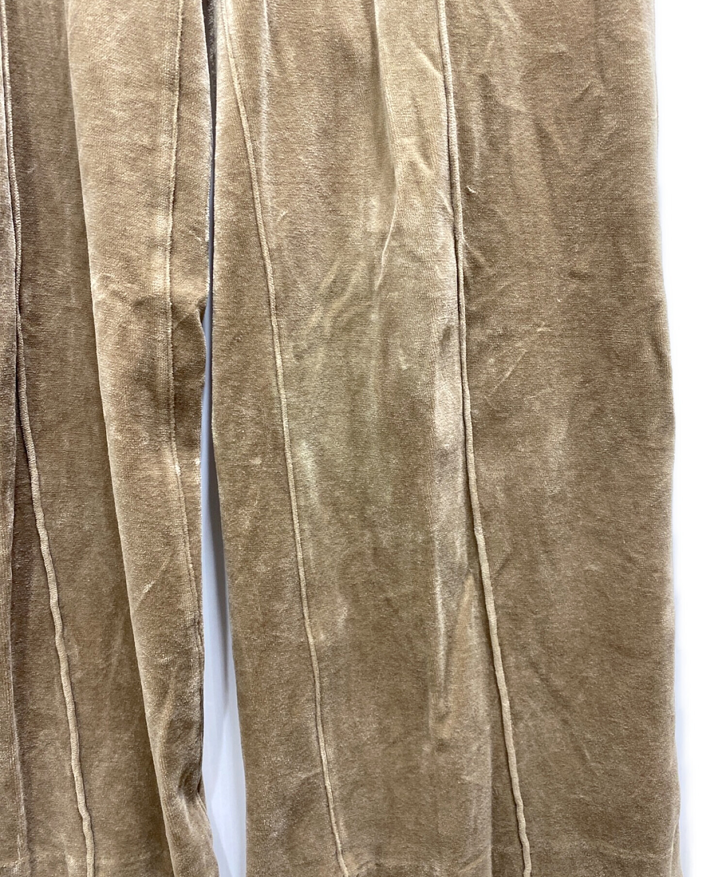 中古・古着通販】AURALEE (オーラリー) ORGANIC COTTON VELOUR PANTS ベージュ サイズ:1｜ブランド・古着通販  トレファク公式【TREFAC FASHION】スマホサイト