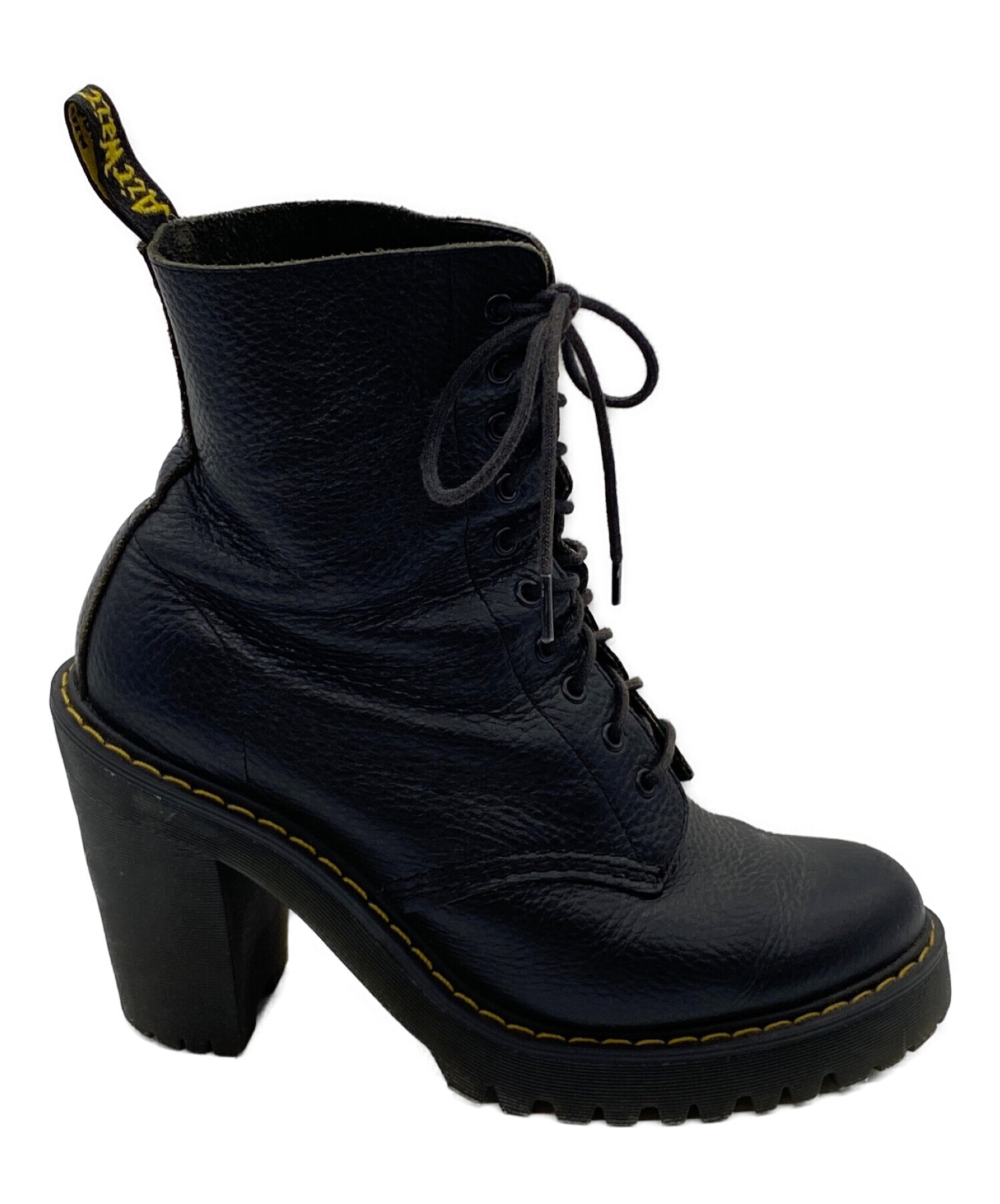 Dr.Martens (ドクターマーチン) KENDRAチャンキーヒールブーツ ブラック サイズ:38