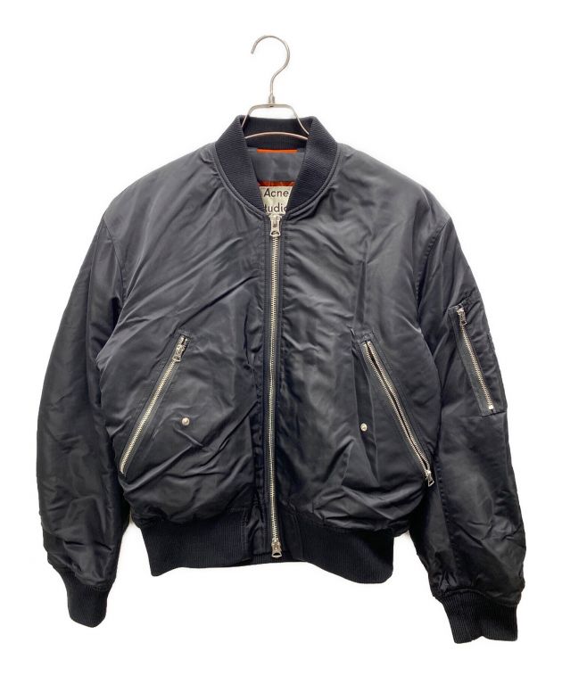 中古・古着通販】ACNE STUDIOS (アクネストゥディオス) MAKIO MA-1 BOMBER JACKET ブラック  サイズ:44｜ブランド・古着通販 トレファク公式【TREFAC FASHION】スマホサイト