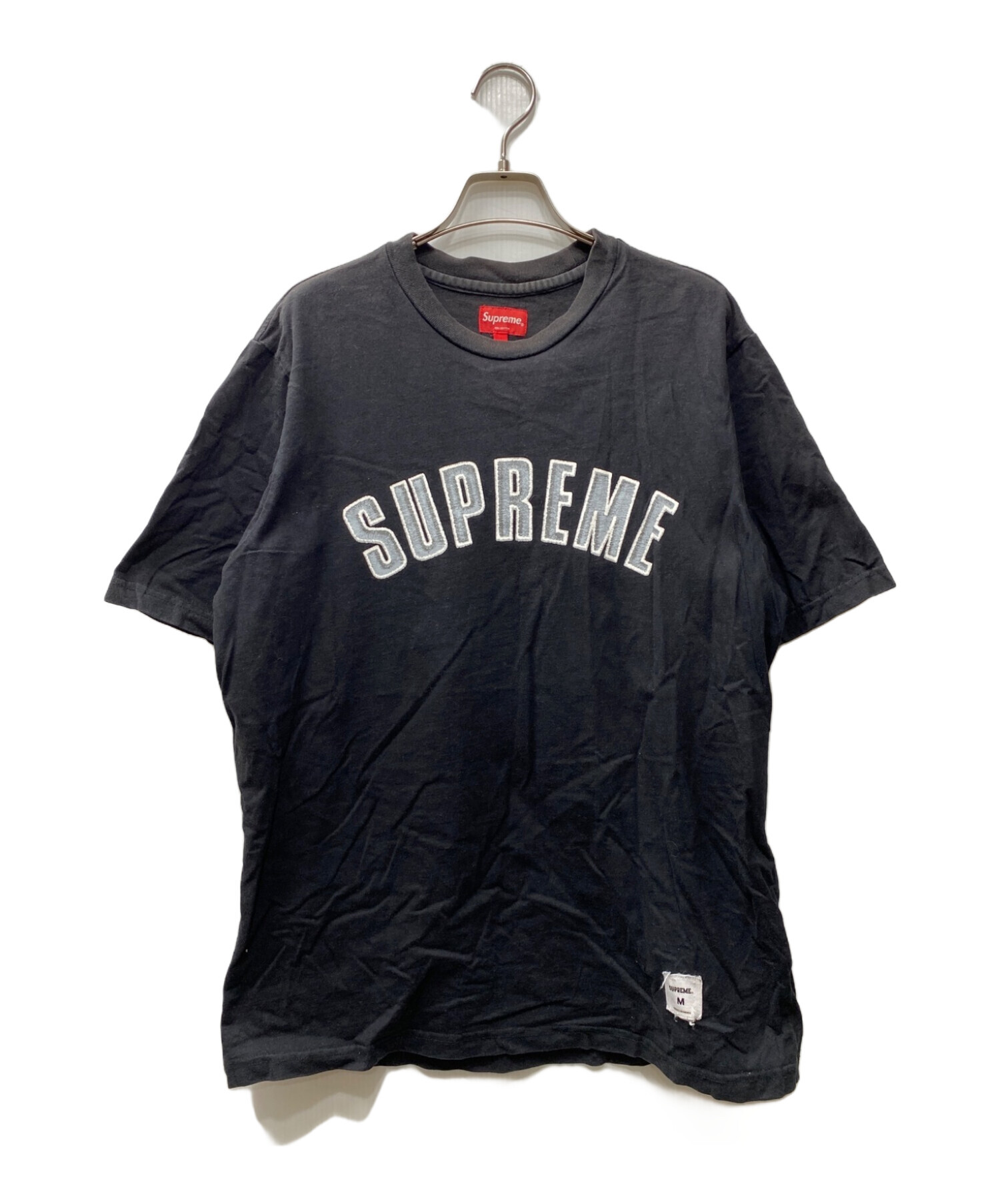 中古・古着通販】SUPREME (シュプリーム) Arc Logo tee ブラック ...Tシャツ/カットソー(半袖/袖なし) Tシャツ/カットソー(半袖/袖なし)