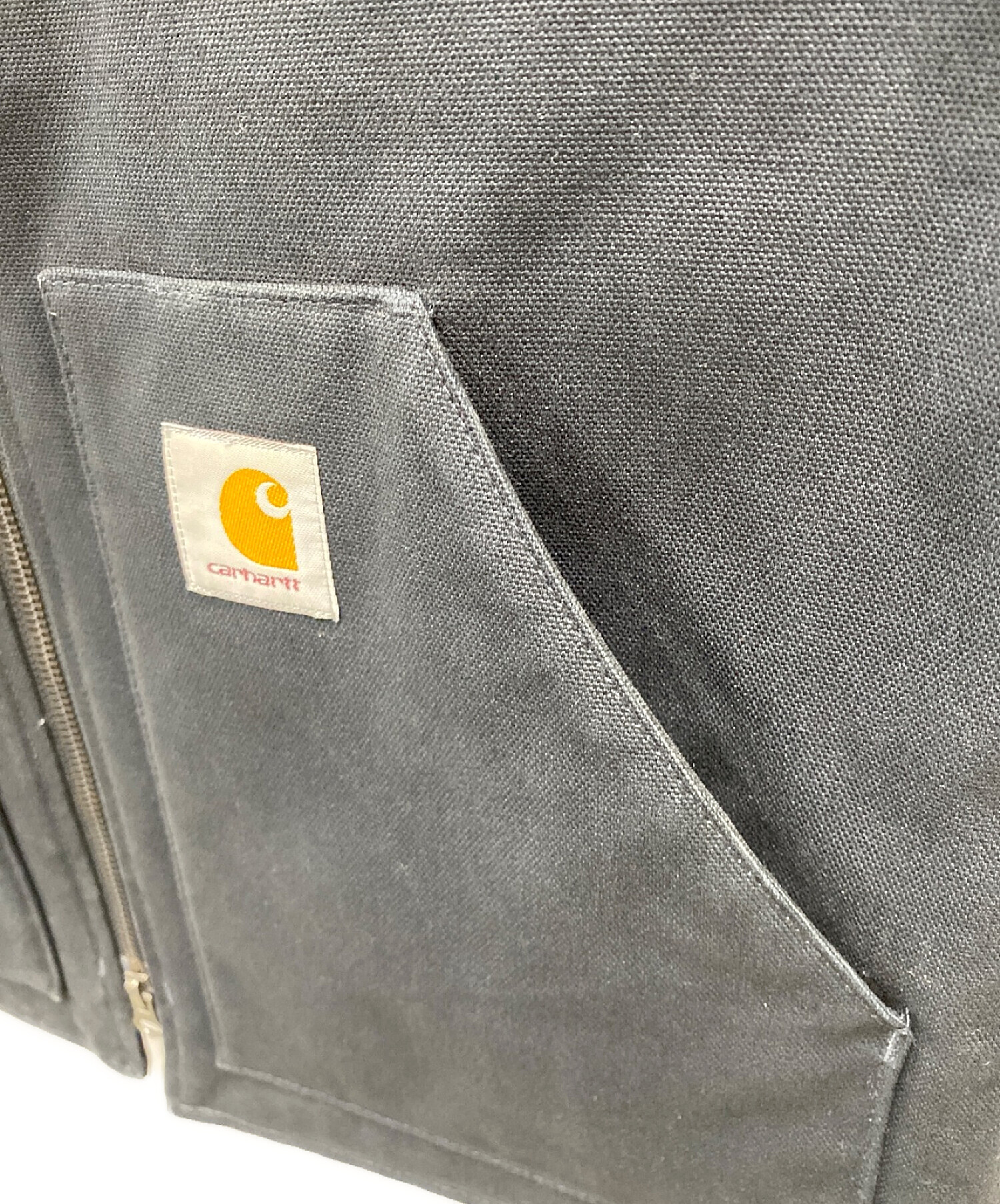 中古・古着通販】CarHartt (カーハート) ダックベスト ブラック サイズ