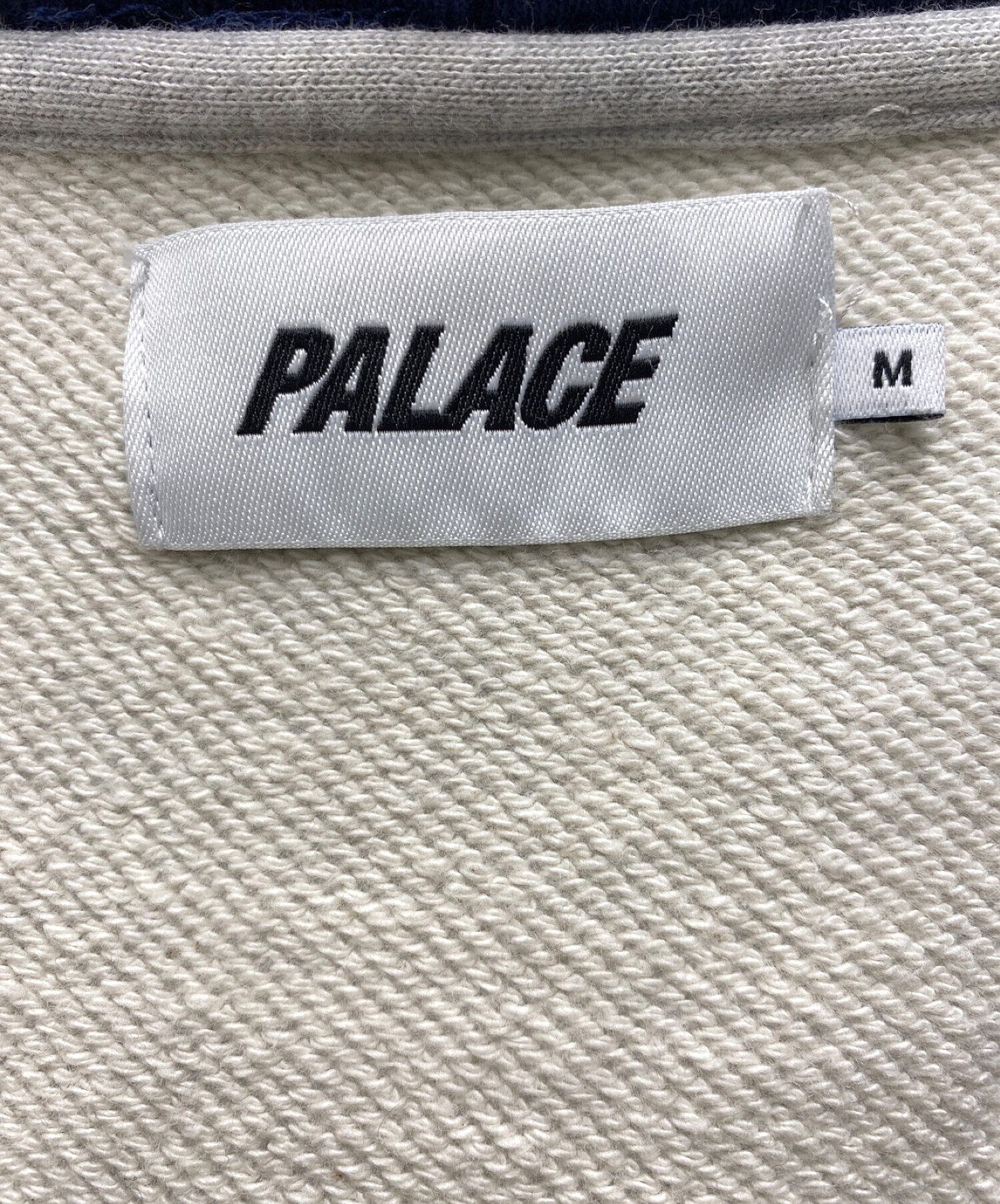 PALACE (パレス) ジップパーカー ネイビー×グレー サイズ:M