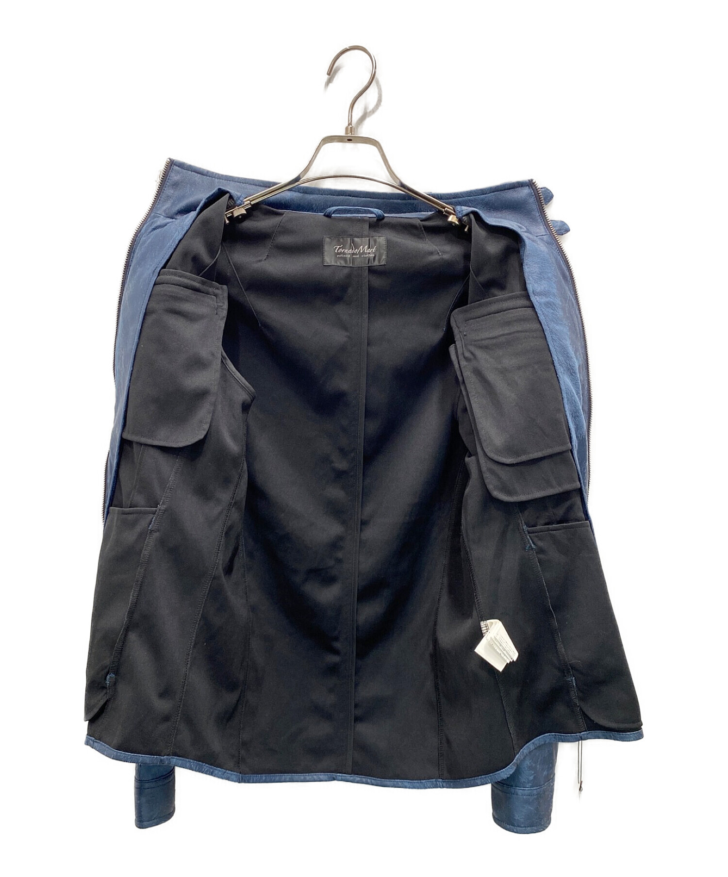 TORNADO MART (トルネードマート) ライダースジャケット ネイビー サイズ:M