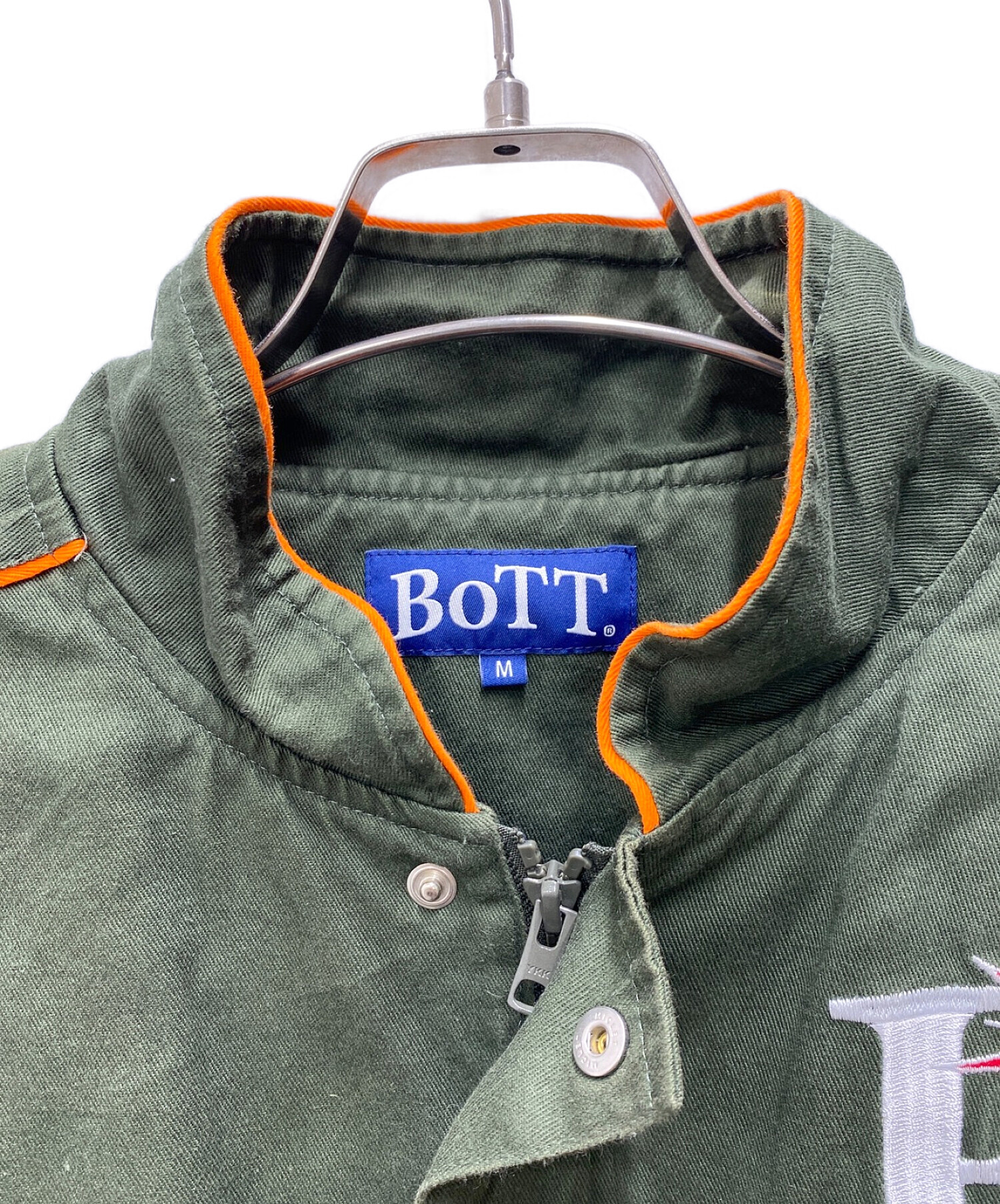 BoTT (ボット) コットンレーシングジャケット グリーン サイズ:M