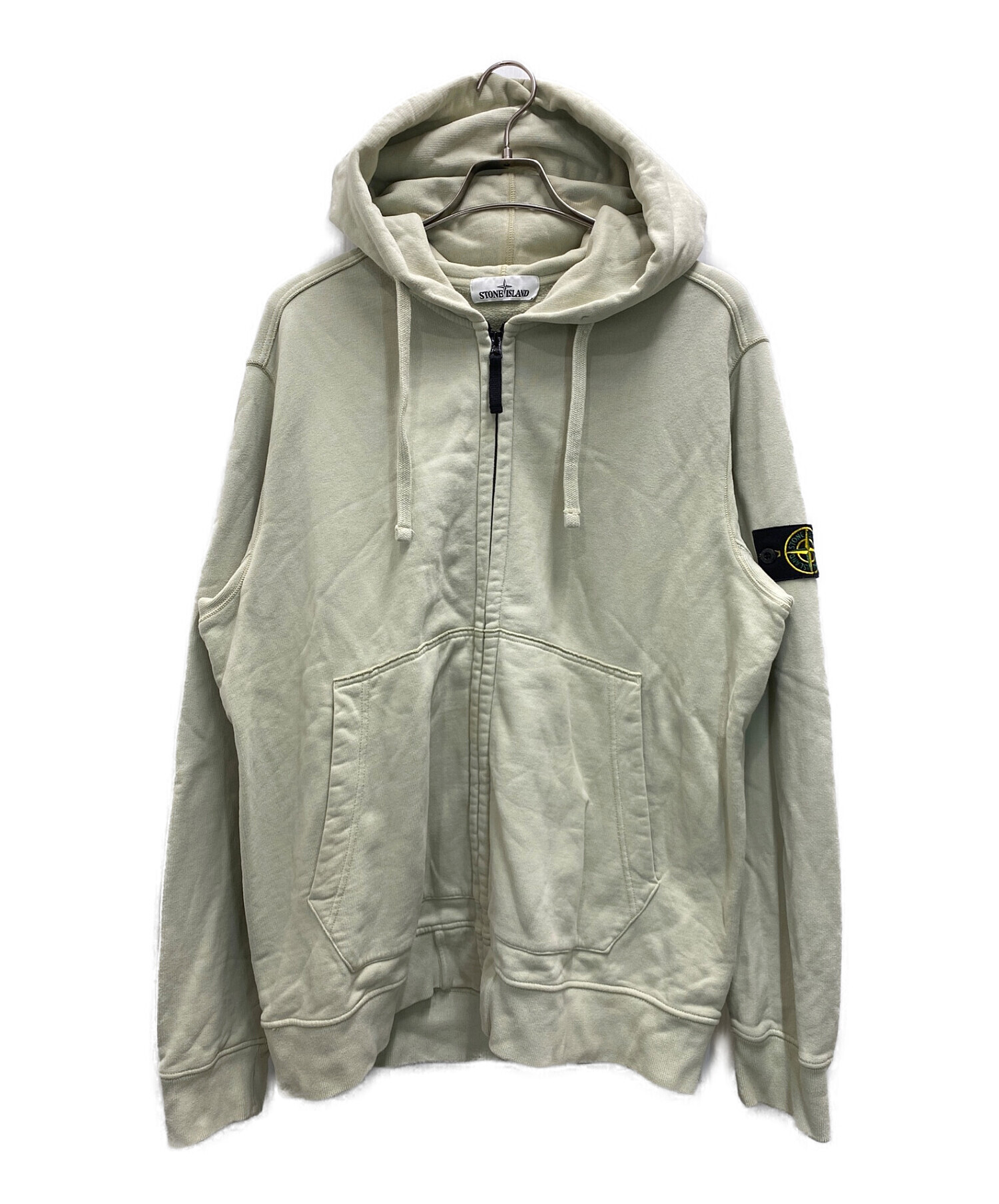 STONE ISLAND (ストーンアイランド) フルジップパーカー グリーン サイズ:XXL