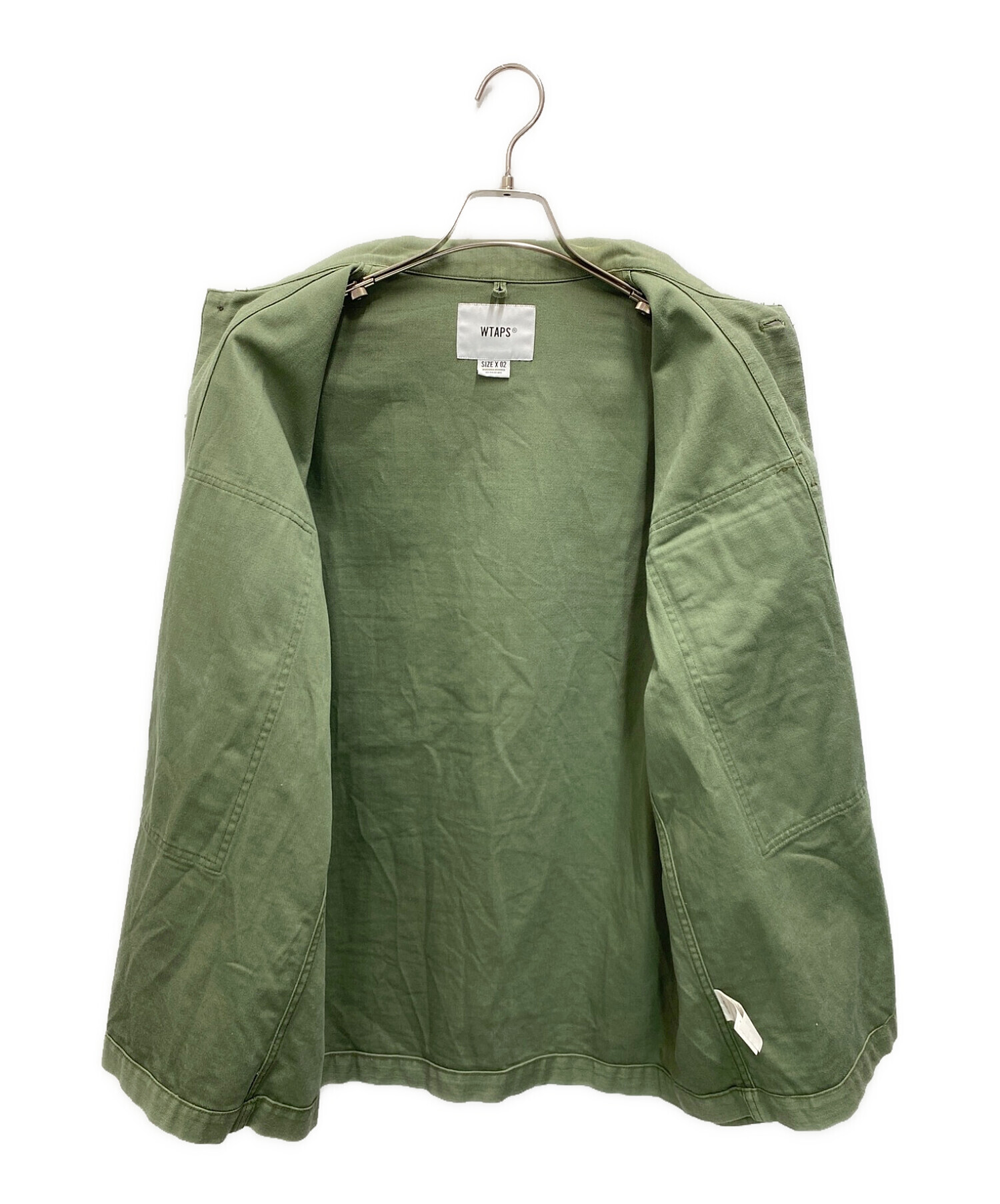 WTAPS (ダブルタップス) HBT LS SHIRT カーキ サイズ:X02