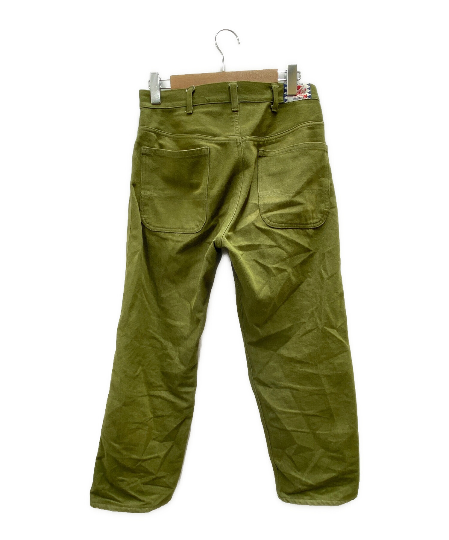 売り出し早割 son of the cheese 2tack wide denim OLIVE | saffi.com.br