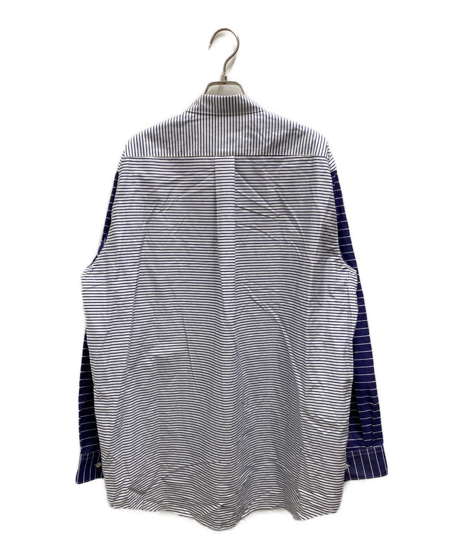 COMME des GARCONS SHIRT (コムデギャルソンシャツ) フォーエバーマルチストライプシャツ ホワイト×ブルー サイズ:XL