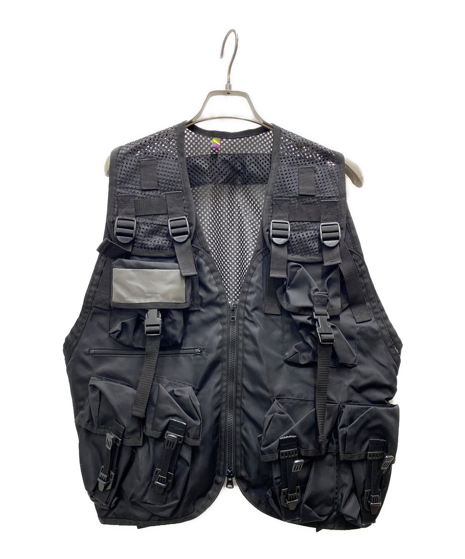 is-ness (イズネス) multi pocket military tactical vest ブラック サイズ:FREE