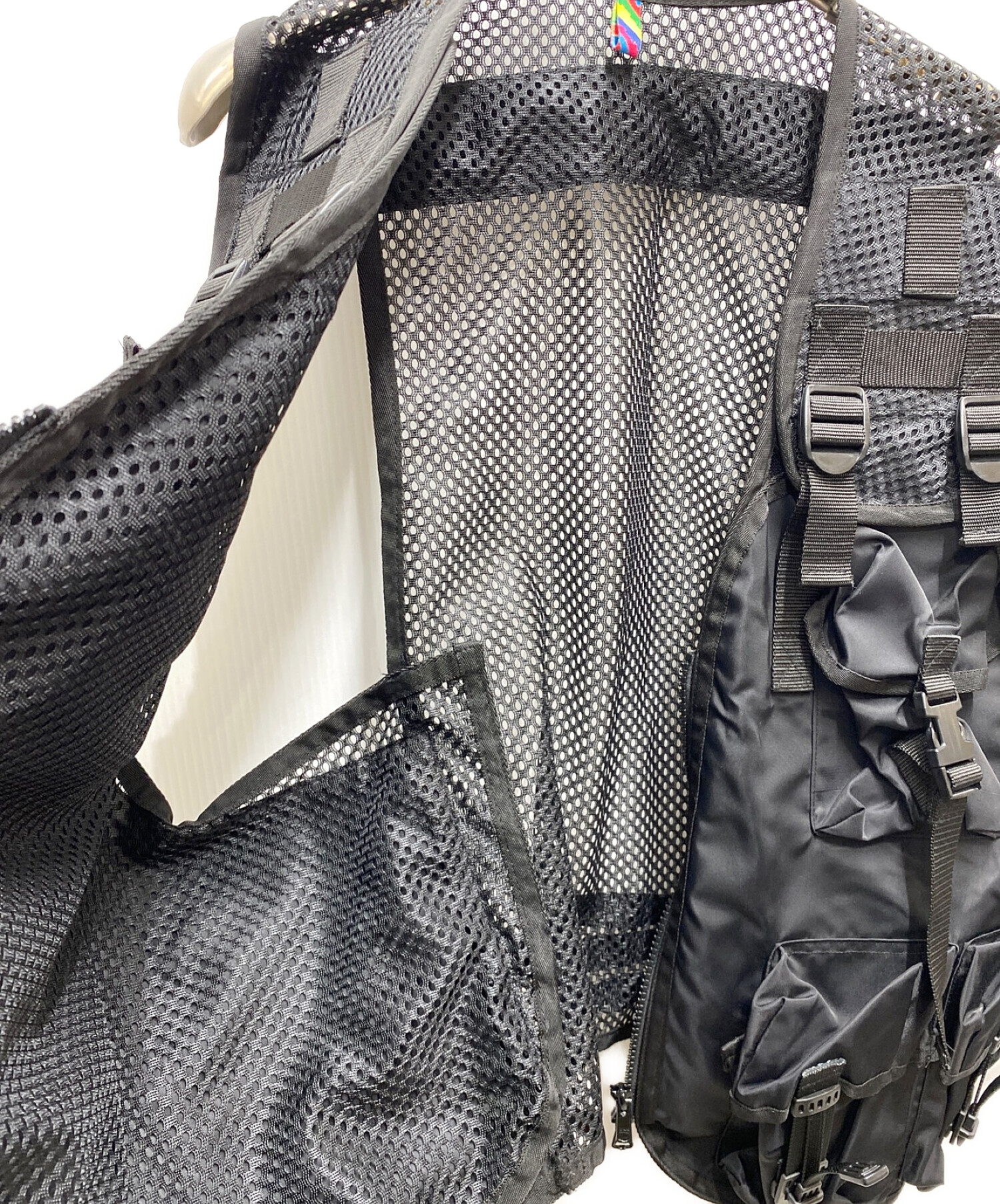 is-ness (イズネス) multi pocket military tactical vest ブラック サイズ:FREE