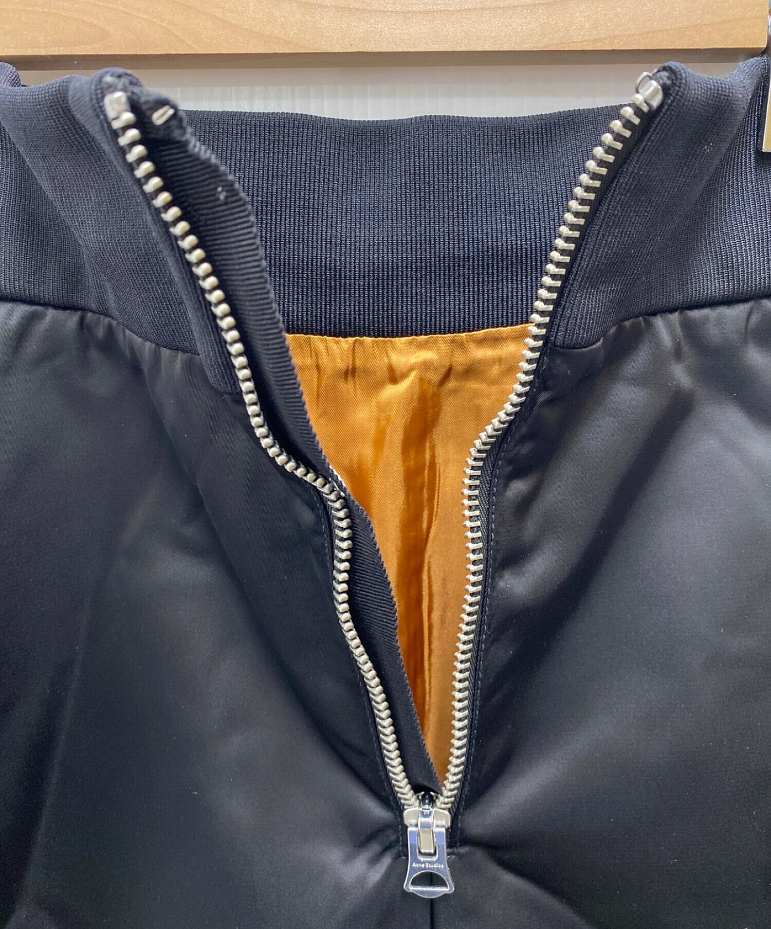 ACNE STUDIOS (アクネストゥディオス) PAG BOMBER スカート ブラック サイズ:32