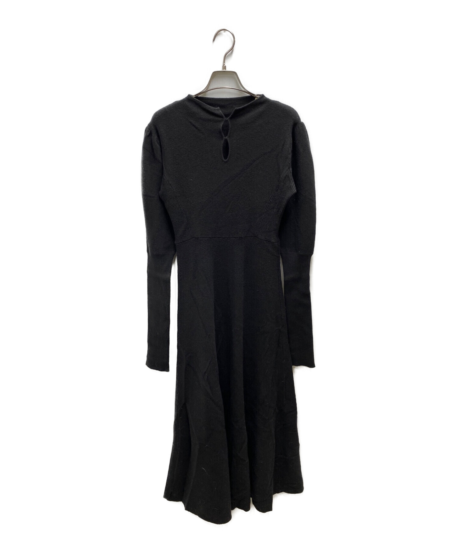 中古・古着通販】AMERI (アメリ) UND PUFF SLEEVE FIT AND FLARE DRESS