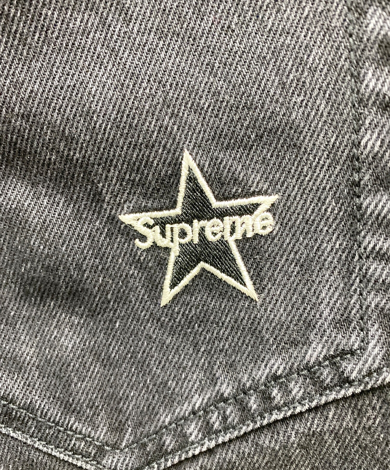 SUPREME (シュプリーム) regular jean ブラック サイズ:32