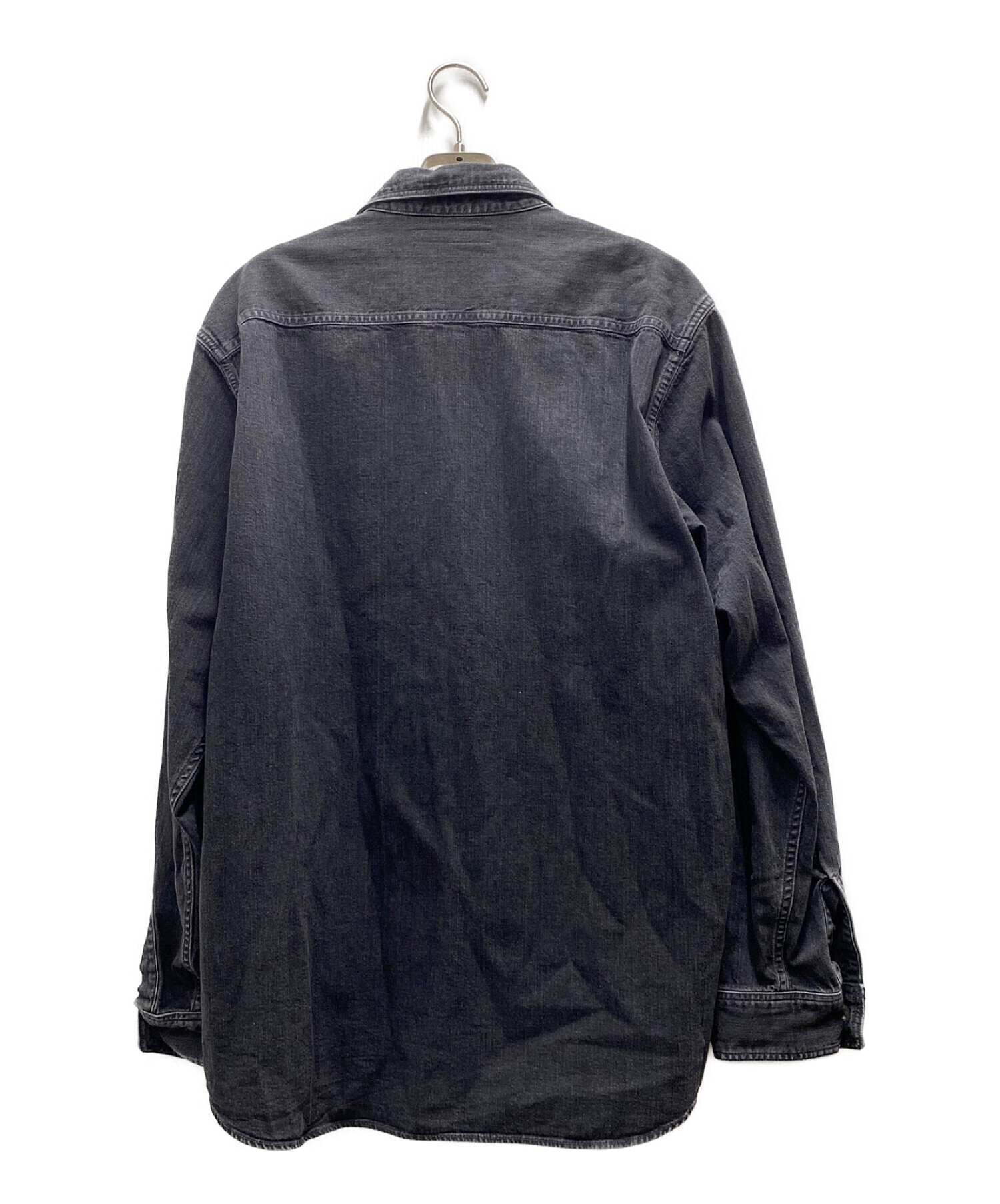 中古・古着通販】Ron Herman (ロンハーマン) Black Denim Shirt ブラック サイズ:M｜ブランド・古着通販  トレファク公式【TREFAC FASHION】スマホサイト