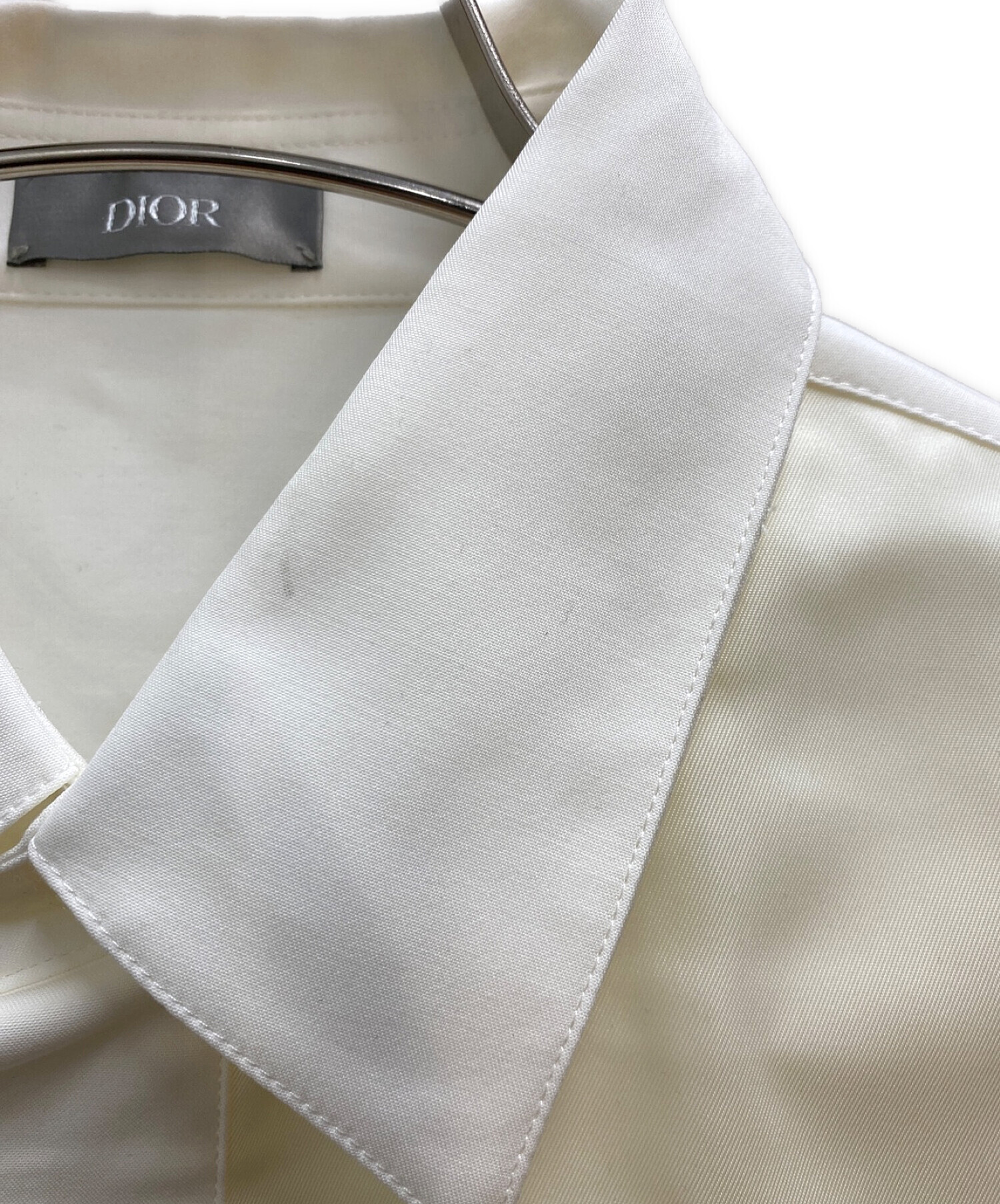 中古・古着通販】Dior (ディオール) sacai (サカイ) オーバーサイズ切替シャツ ホワイト サイズ:41｜ブランド・古着通販  トレファク公式【TREFAC FASHION】スマホサイト