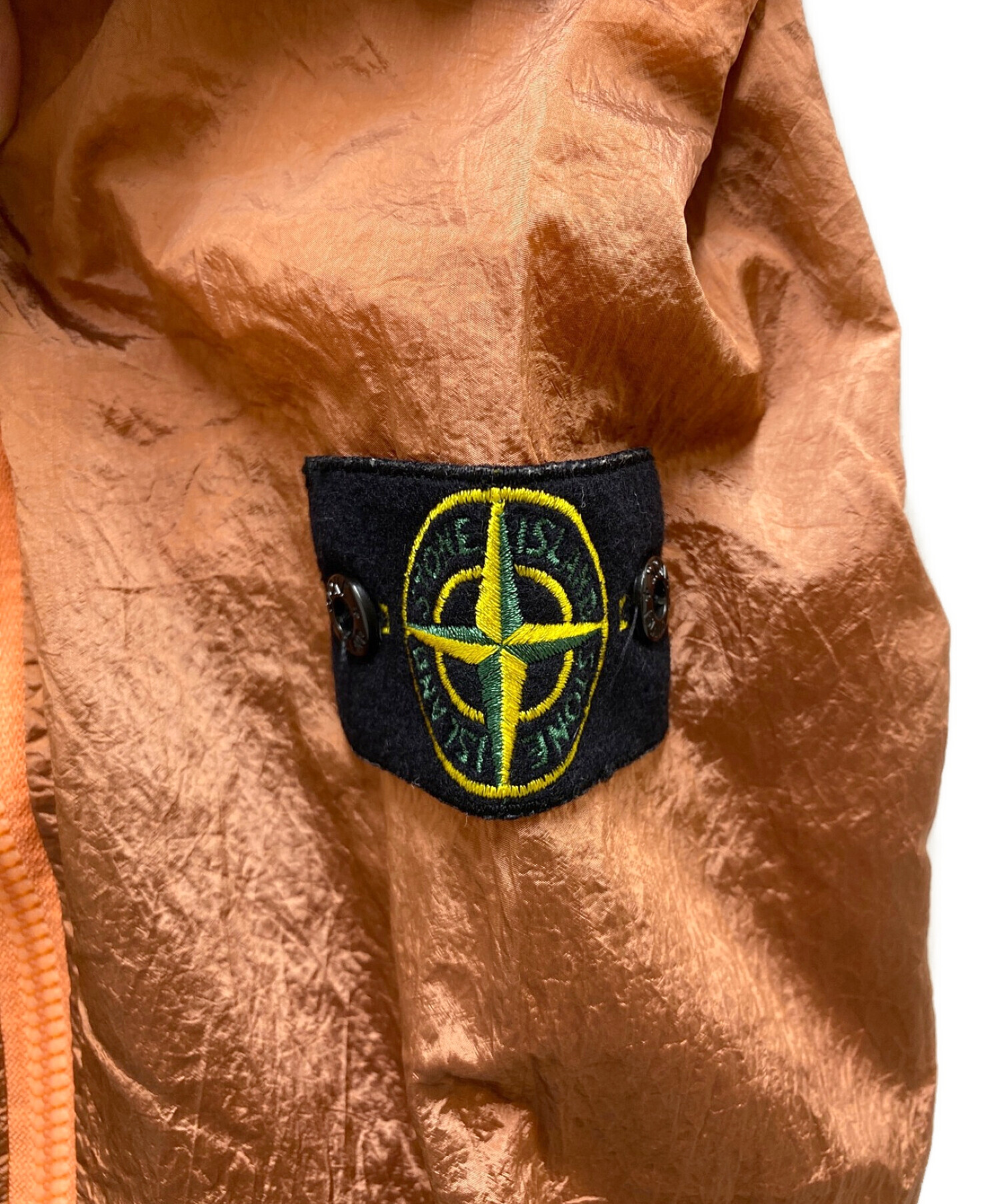 STONE ISLAND (ストーンアイランド) センタージップナイロンカーゴパンツ ピンク サイズ:28