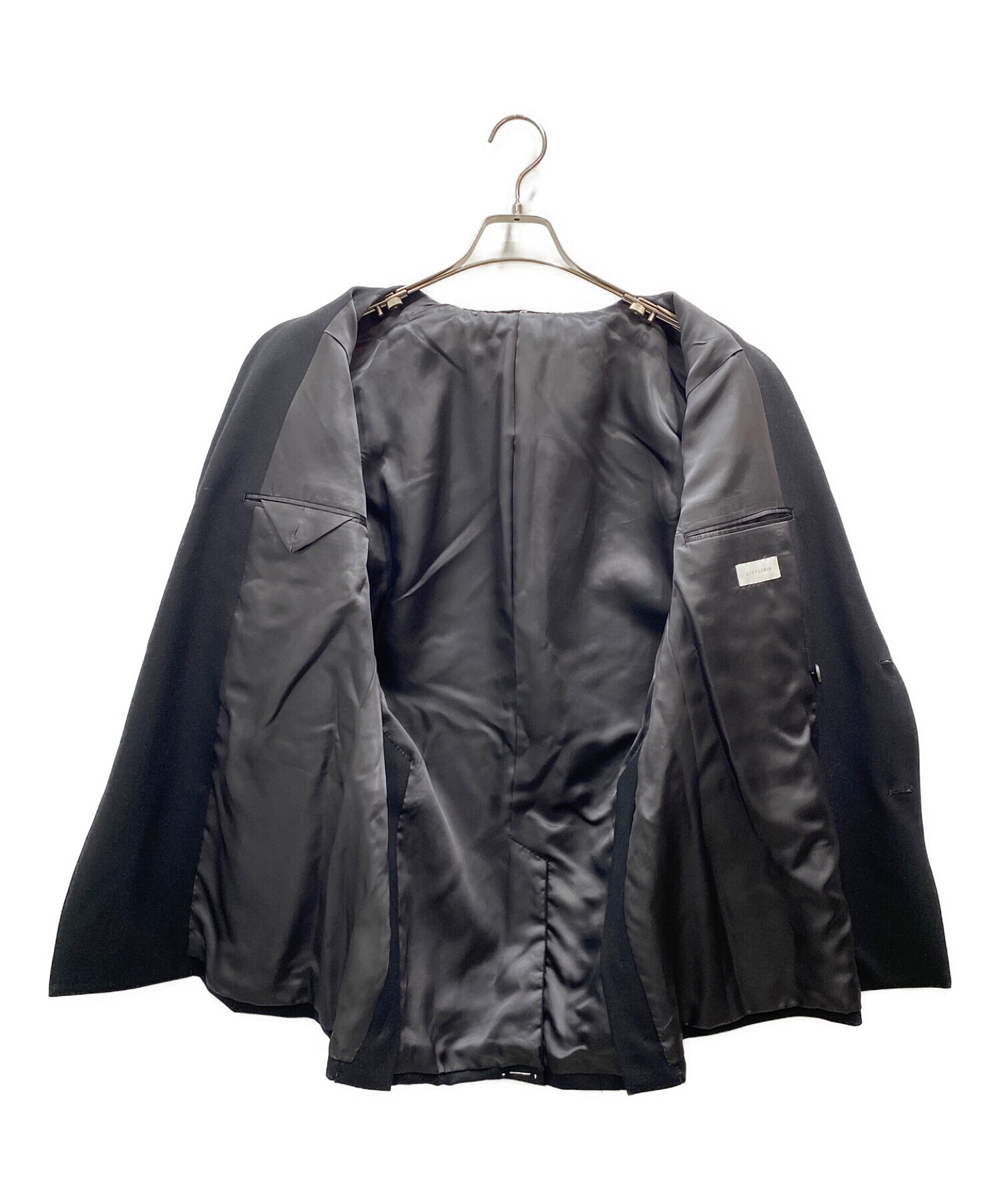 中古・古着通販】LITTLEBIG (リトルビッグ) Double Breasted Jacket ブラック サイズ:48｜ブランド・古着通販  トレファク公式【TREFAC FASHION】スマホサイト