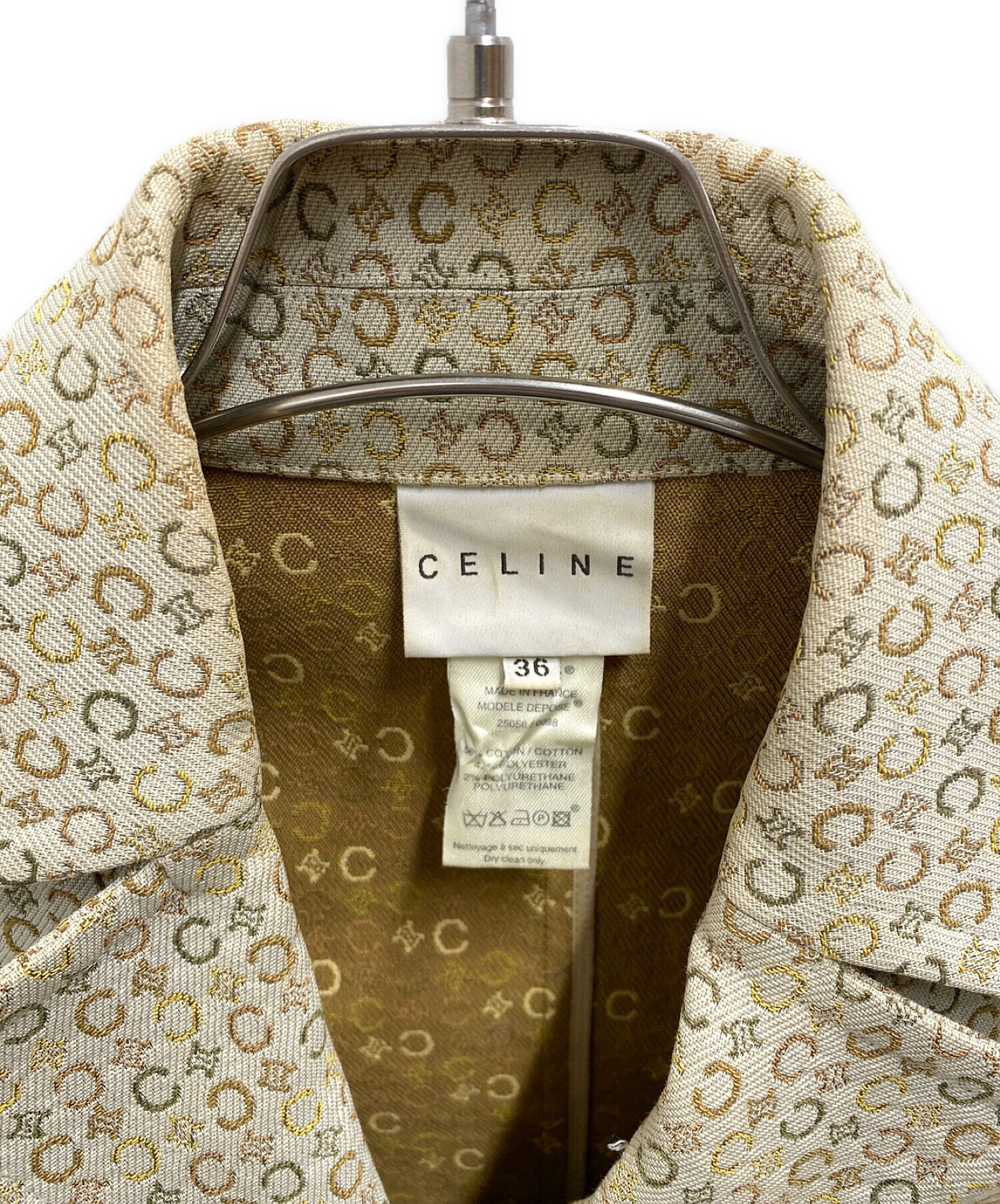 ファッションの CELINE 試着後保管品 フランス製 ジャケット セリーヌ 