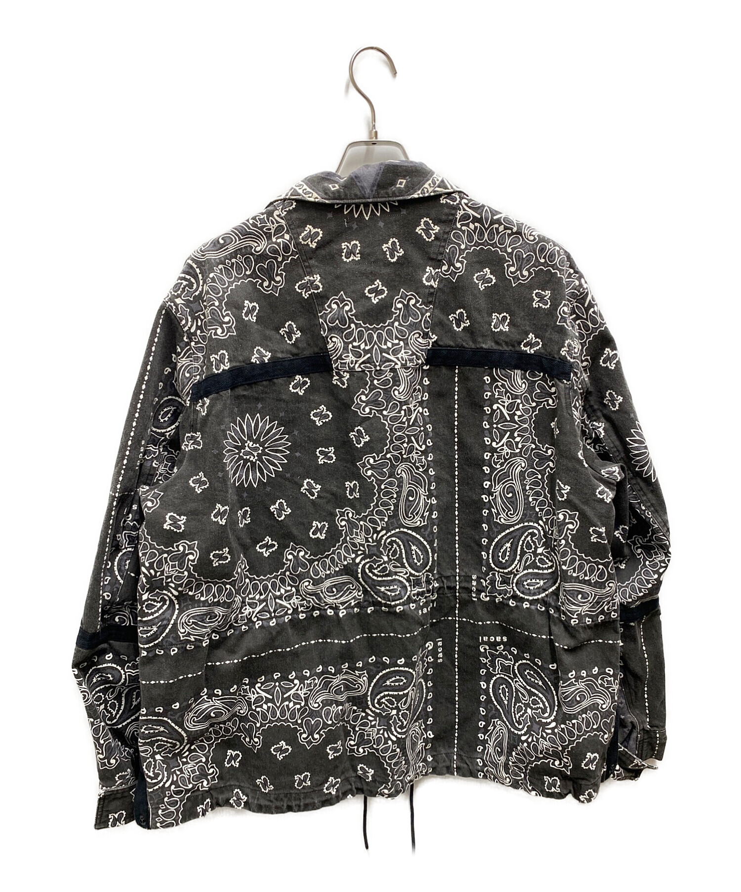 中古・古着通販】sacai (サカイ) Bandana Print Blouson グレー サイズ:3｜ブランド・古着通販  トレファク公式【TREFAC FASHION】スマホサイト