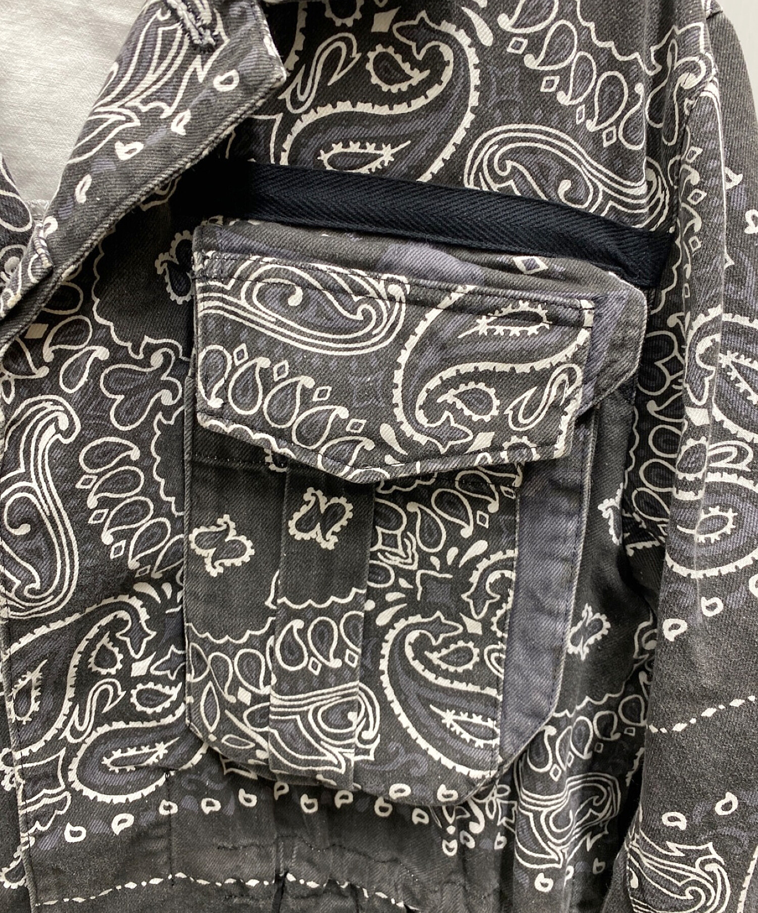 中古・古着通販】sacai (サカイ) Bandana Print Blouson グレー サイズ:3｜ブランド・古着通販  トレファク公式【TREFAC FASHION】スマホサイト