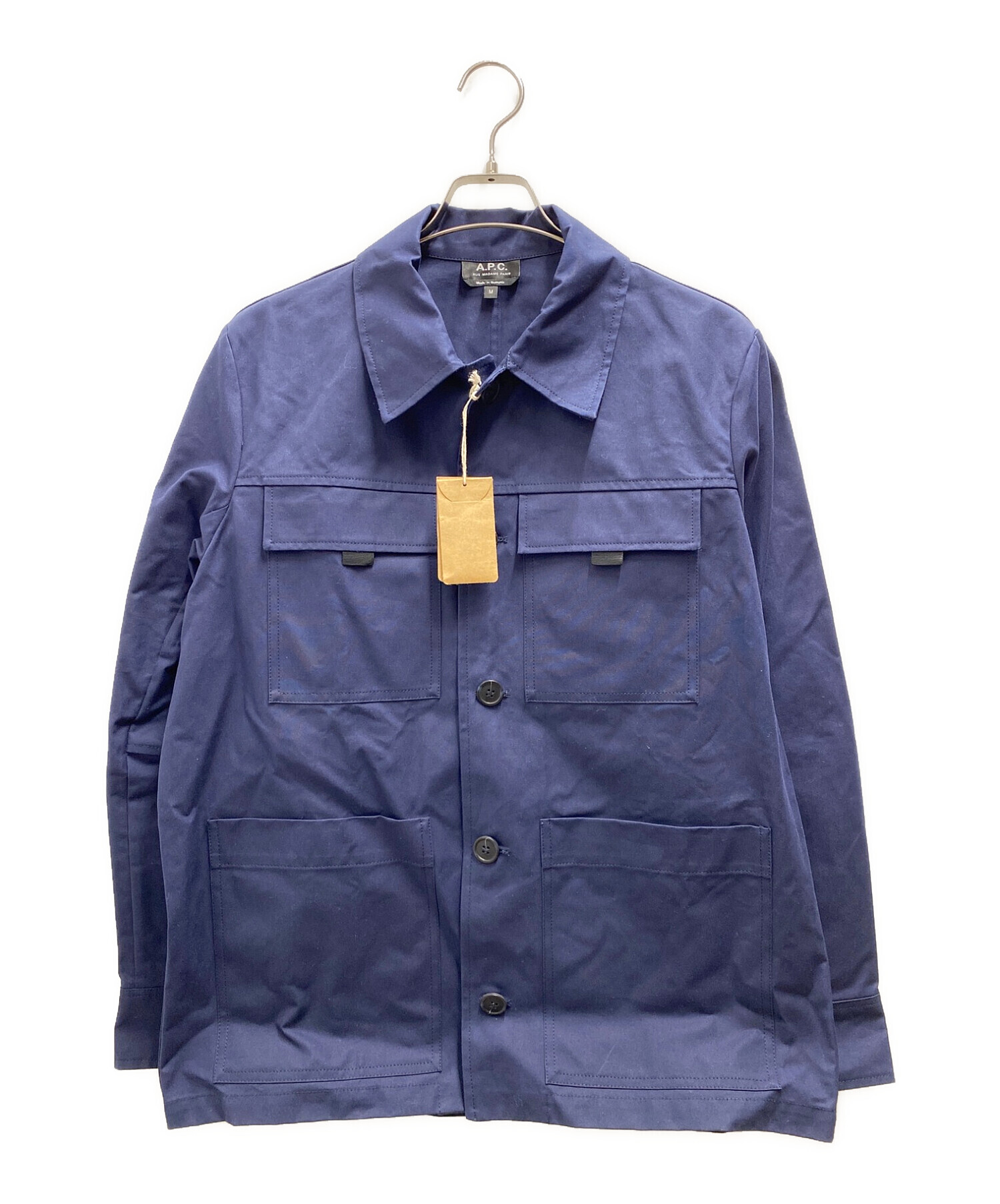 A.P.C. (アー・ペー・セー) Robin cotton jacket ネイビー サイズ:M