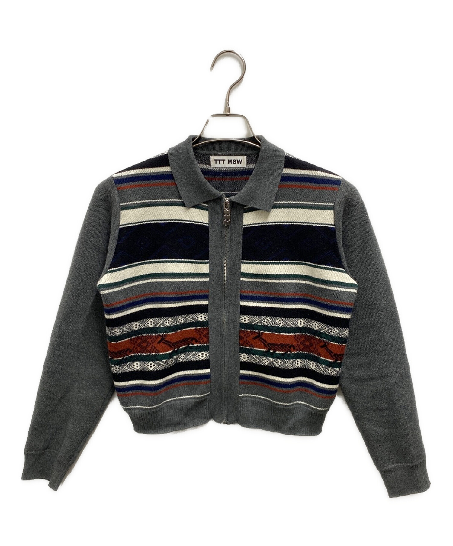 お気にいる 人気定番 ttt msw AW23 Nordic zip 23AW cardigan- up ...