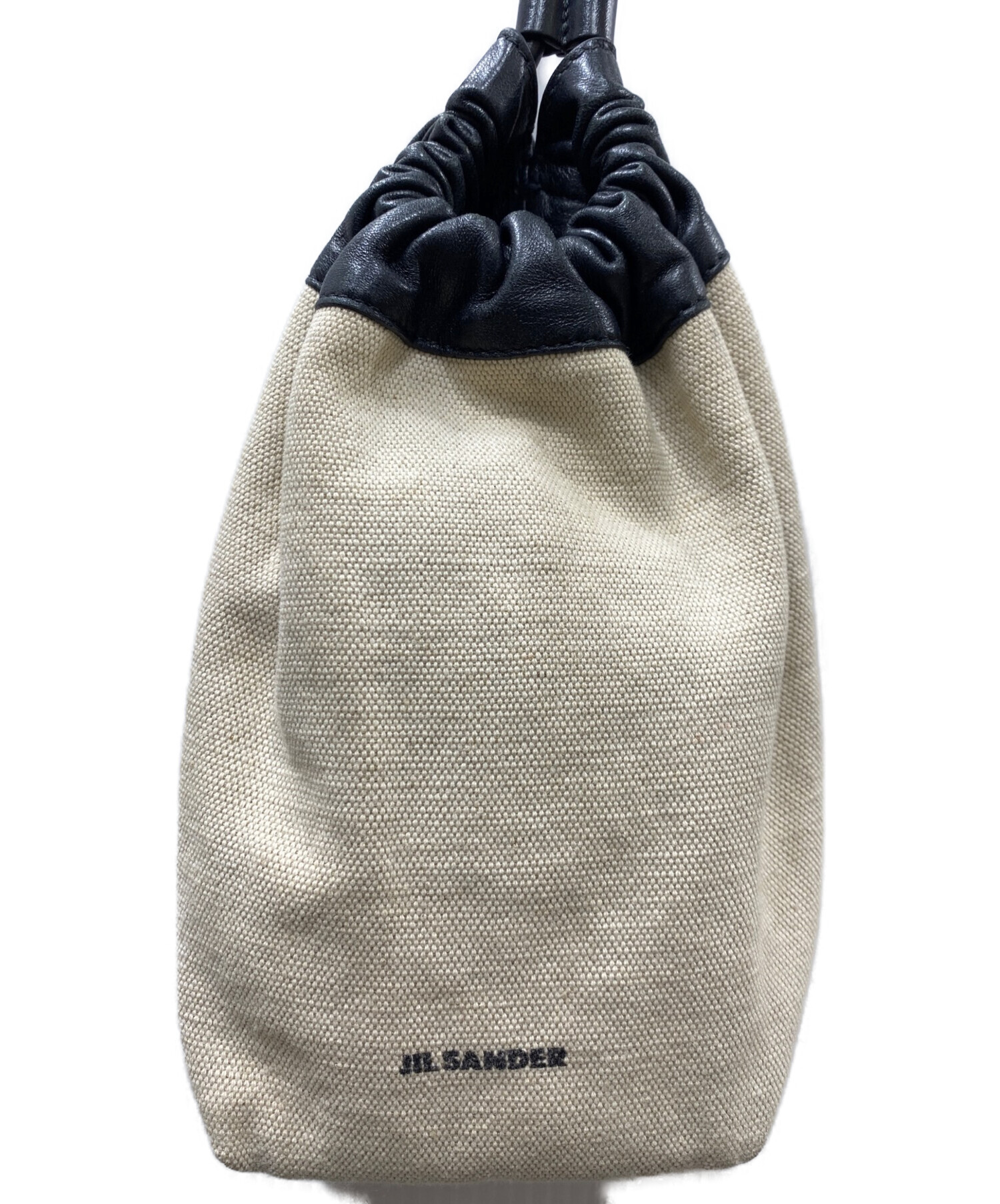 中古・古着通販】JIL SANDER (ジルサンダー) 巾着ポーチ ベージュ