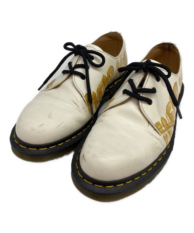 中古・古着通販】Dr.Martens (ドクターマーチン) COMME des GARCONS COMME des GARCONS (コムデギャルソン  コムデギャルソン) ペイント加工3ホールシューズ ホワイト サイズ:25｜ブランド・古着通販 トレファク公式【TREFAC FASHION】スマホサイト