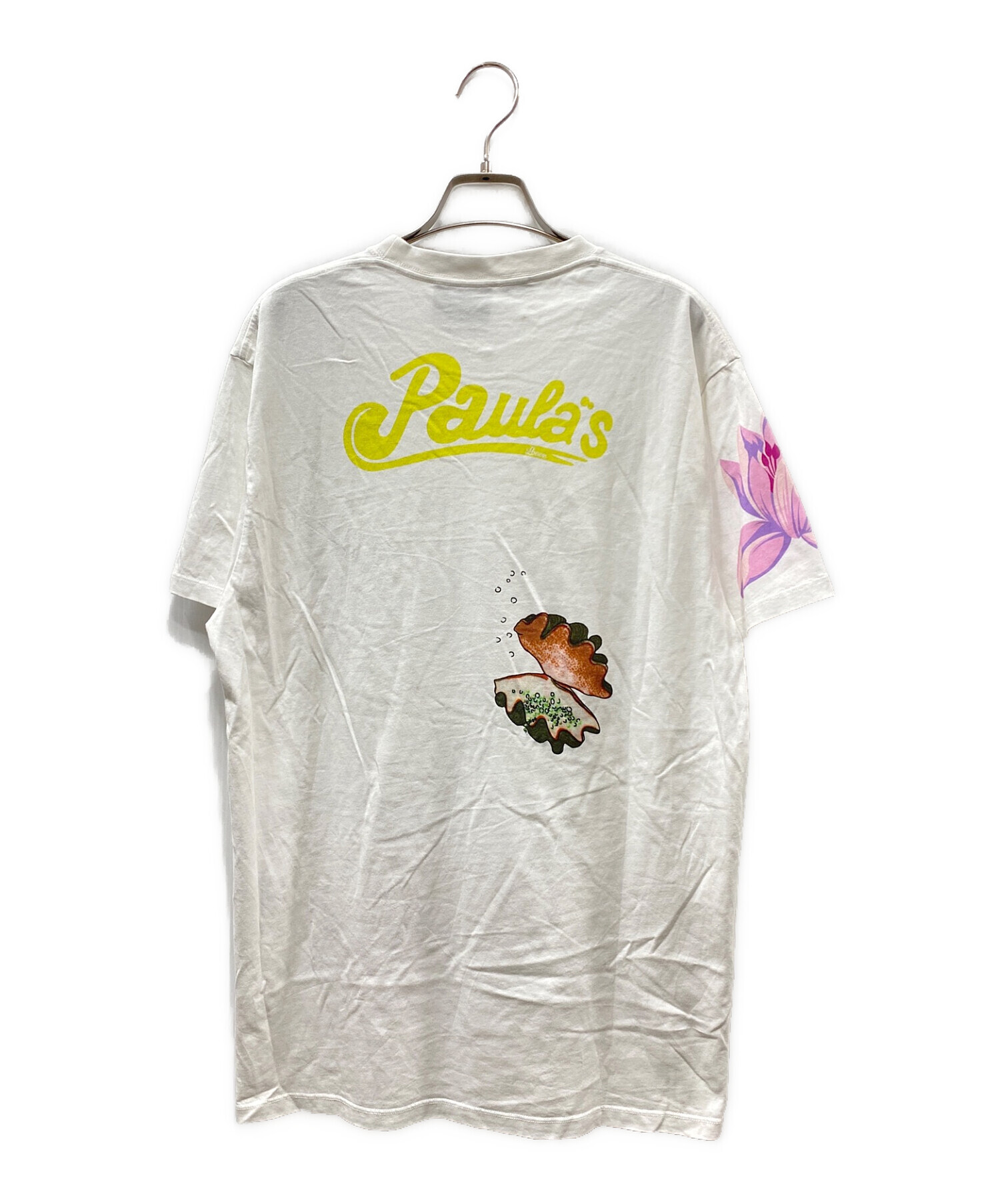 LOEWE (ロエベ) Paula's Ibiza (パウラズ イビザ) プリントTシャツ ホワイト サイズ:S