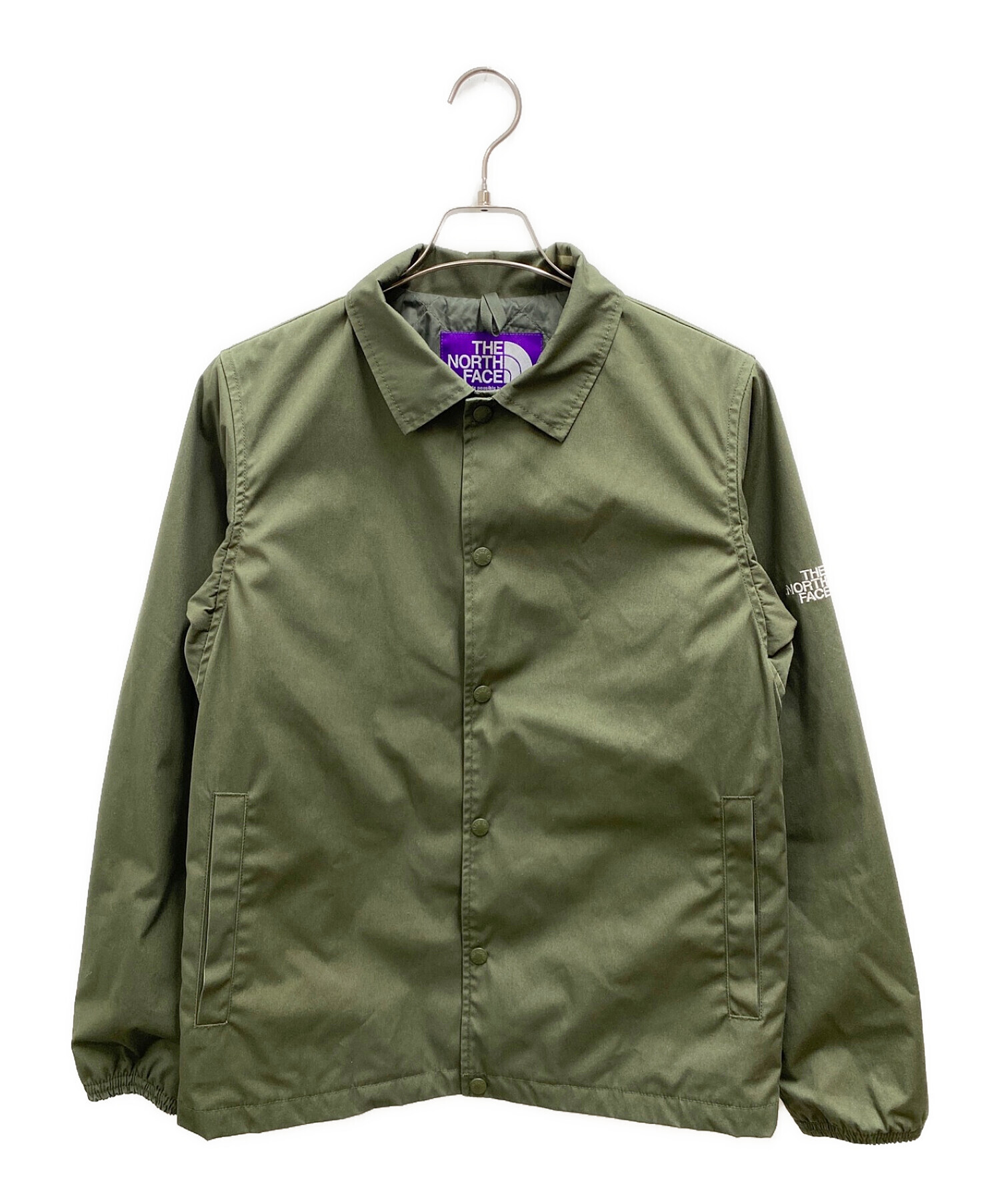 THE NORTHFACE PURPLELABEL (ザ・ノースフェイス パープルレーベル) コーチジャケット オリーブ サイズ:M