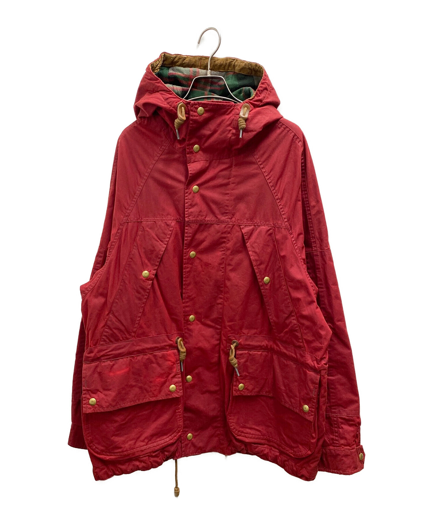 RRL (ダブルアールエル) Oilcloth Hooded Jacket レッド サイズ:S