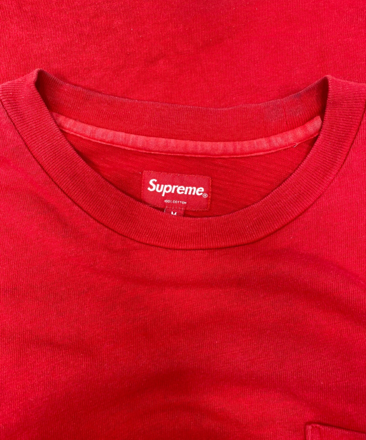 中古・古着通販】Supreme (シュプリーム) ポケットTシャツ レッド サイズ:M｜ブランド・古着通販 トレファク公式【TREFAC  FASHION】スマホサイト