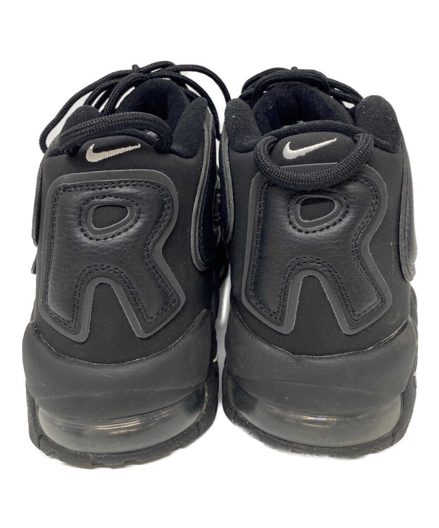 NIKE (ナイキ) SUPREME (シュプリーム) Supreme × Nike Air More Uptempo black ブラック  サイズ:28