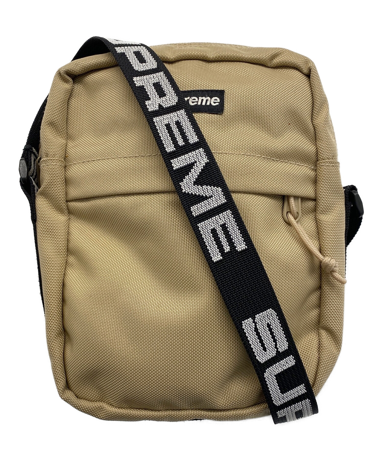 メンズsupreme shoulder bag tan ベージュ - ショルダーバッグ